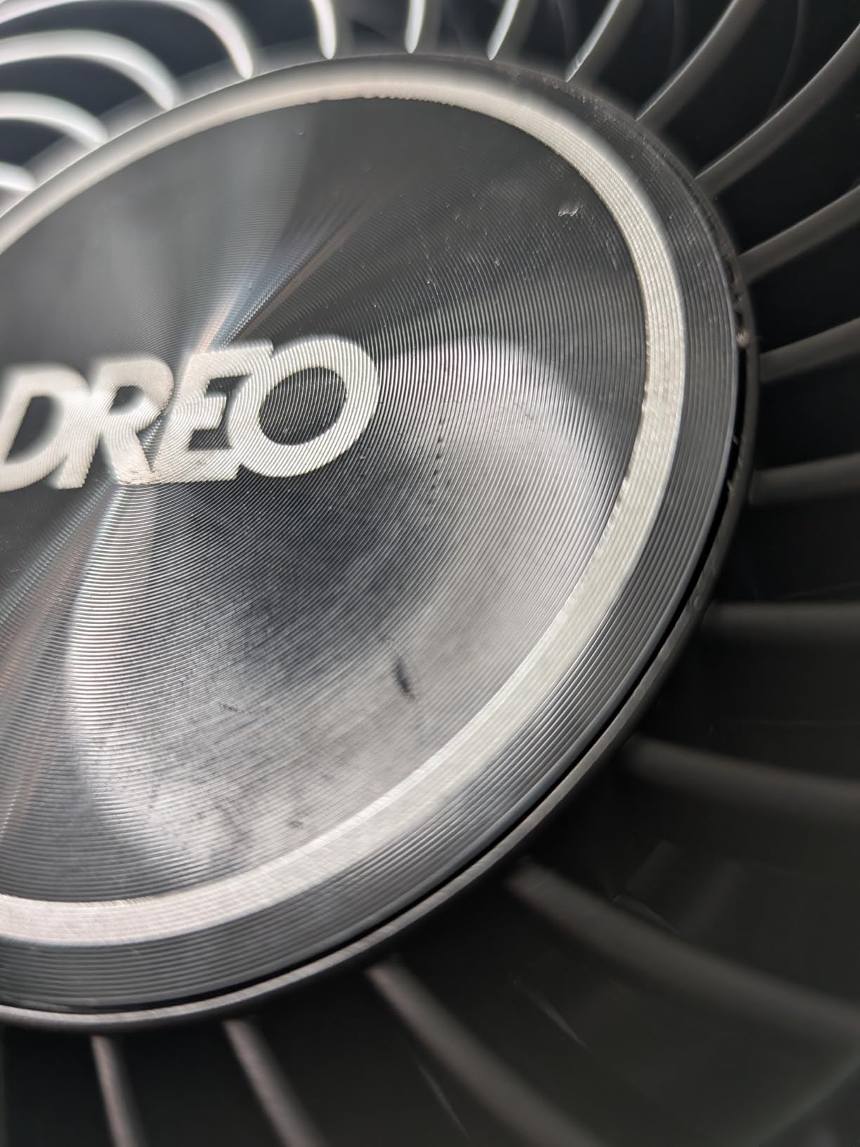 DREO Fan for Bedroom, 13-Inch Oscillating Table Air Circulator Fan for Whole Room, 120° Tilt Adjustment, 25dB Ultra-Quiet, 75ft Powerful Airflow, 4 Speeds Desk Fans with Remote for Home, Office customer photo 2