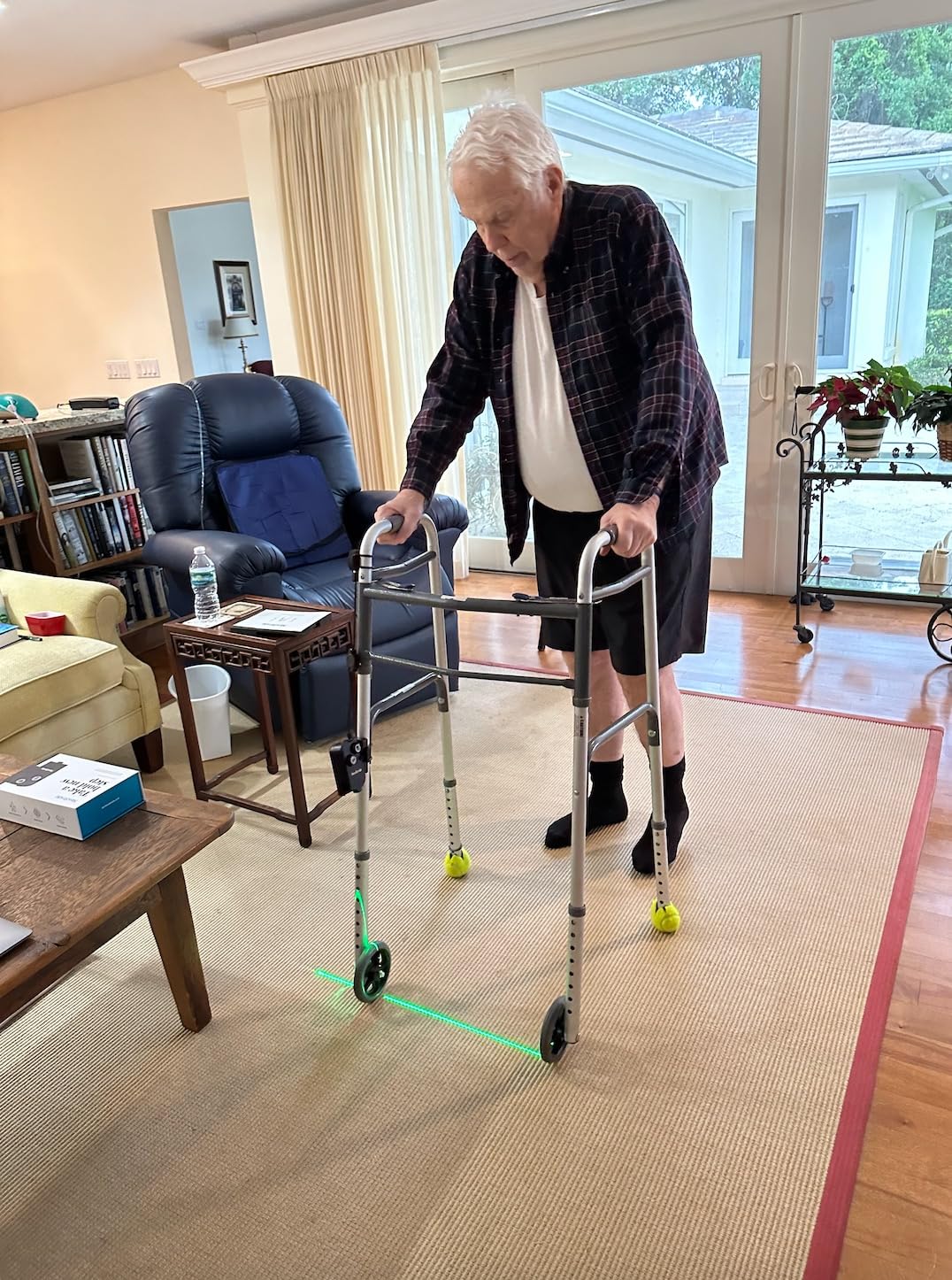 NexStride Portable Audio and Visual Mobility Aid Cane Accessory | Portable Cane Accessory Offers Laser Light and Sound Cueing for Parkinson's and Stroke Walking Improvement customer photo 2