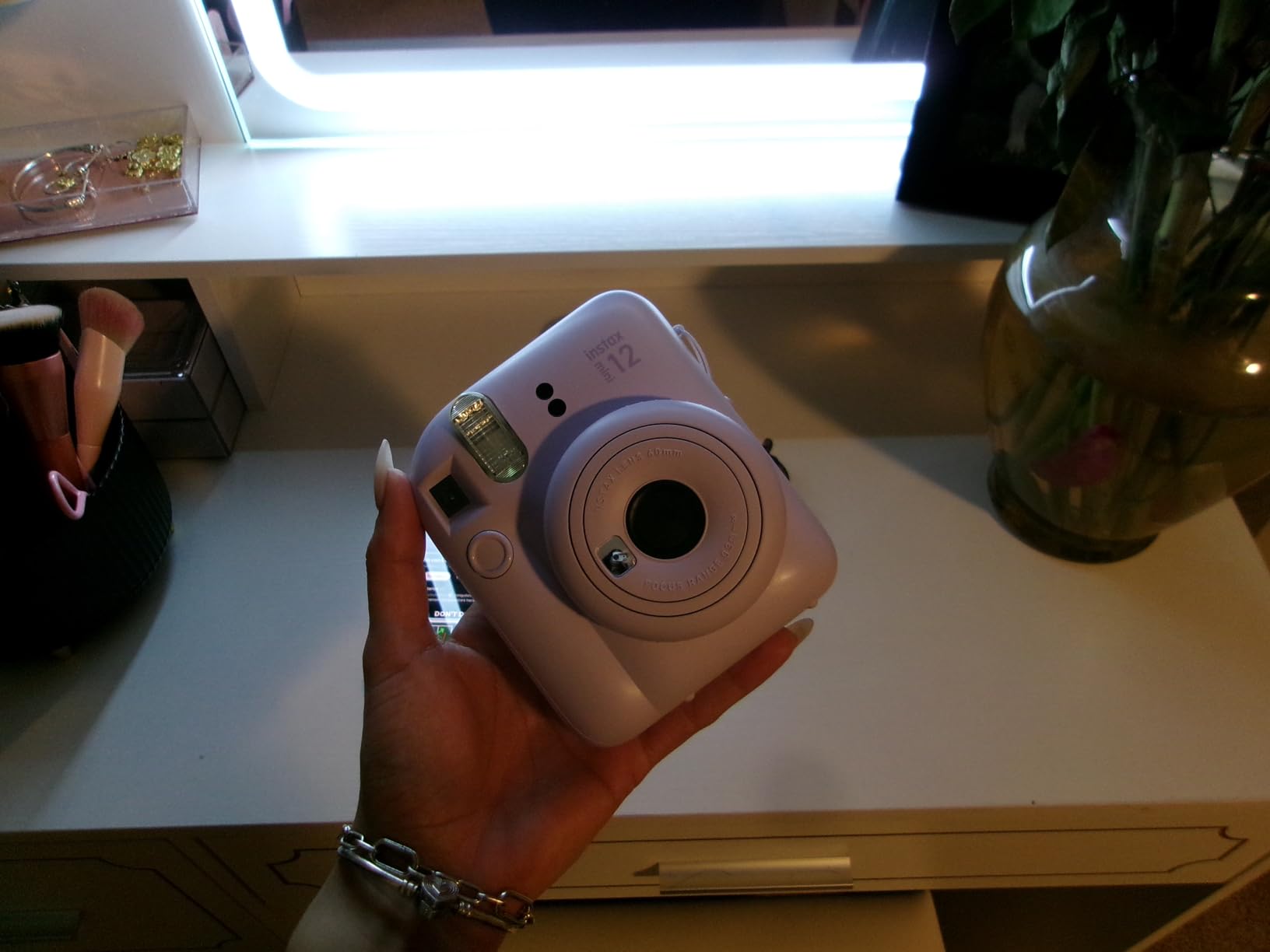 Fujifilm Instax Mini 12 Instant Camera - Lilac Purple | Automatic exposure with selfie mirror and parallax correction for photography, travel and parties customer photo 1