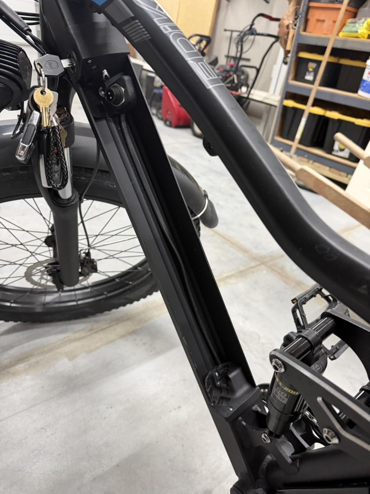 Electric Bike, Peak 2000W Full Suspension Ebike for Adults, 921.6WH Built-in Battery Mens Electric Bicycle 80 Miles Range Dual Hydraulic Brake, 26
