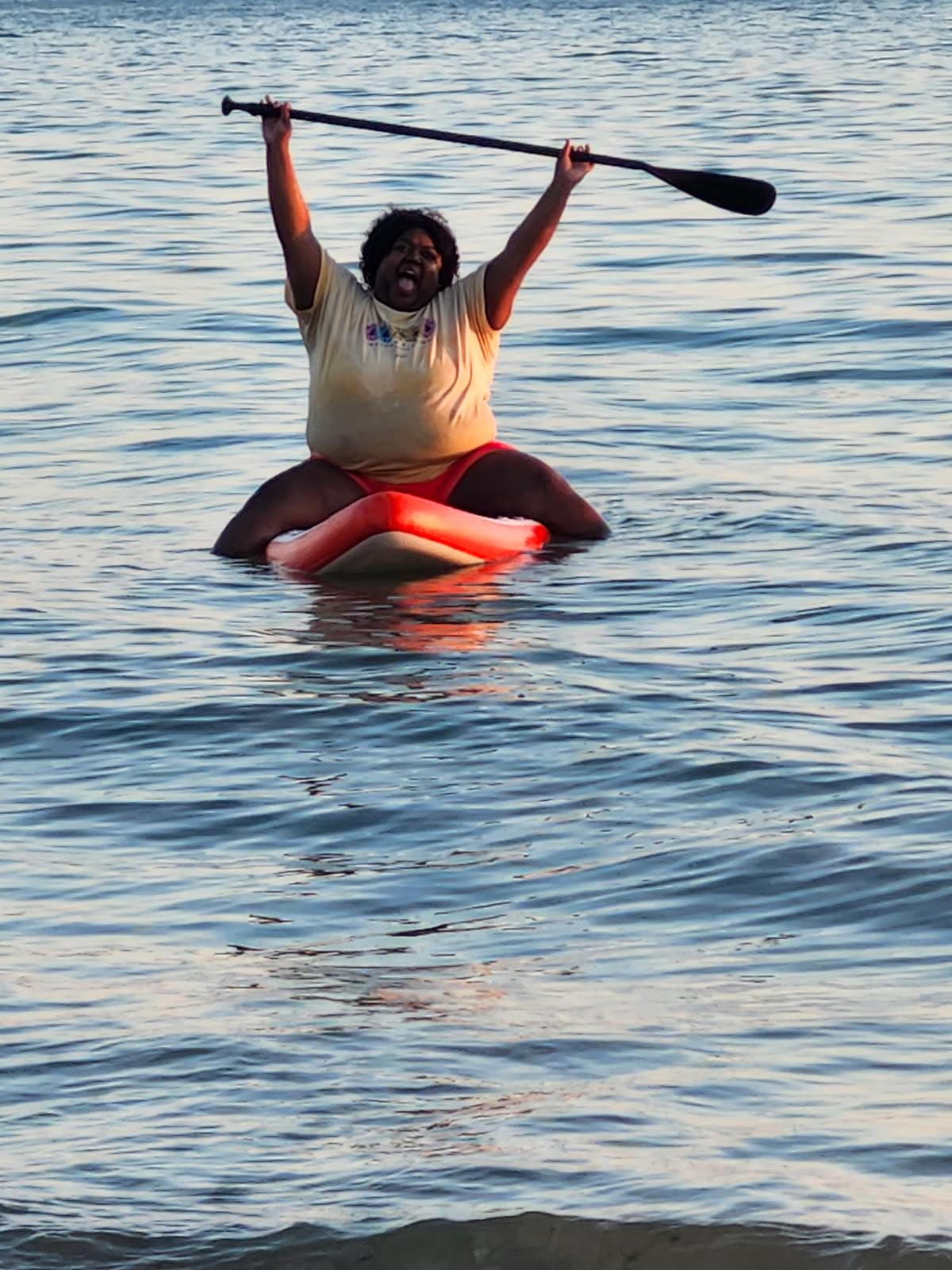 FEATH-R-LITE Inflatable Stand Up Paddle Board with Beginner SUP Accessories | 10'6''/11' Ultra-Light SUP, Anti-Slip EVA Deck, Versatile Yoga Inflatable Paddle Boards for Adults & Youth of All Skill Levels customer photo 1