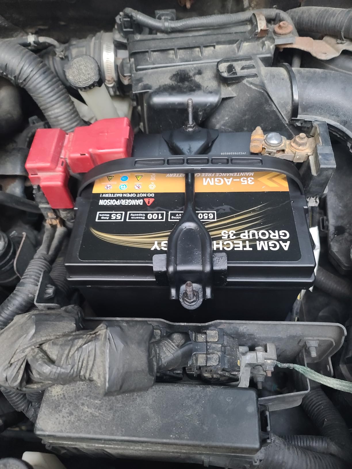 Weize Platinum AGM Battery BCI Group 47-12v 60ah H5 Size 47 Automotive Battery, 100RC, 680CCA customer photo 1
