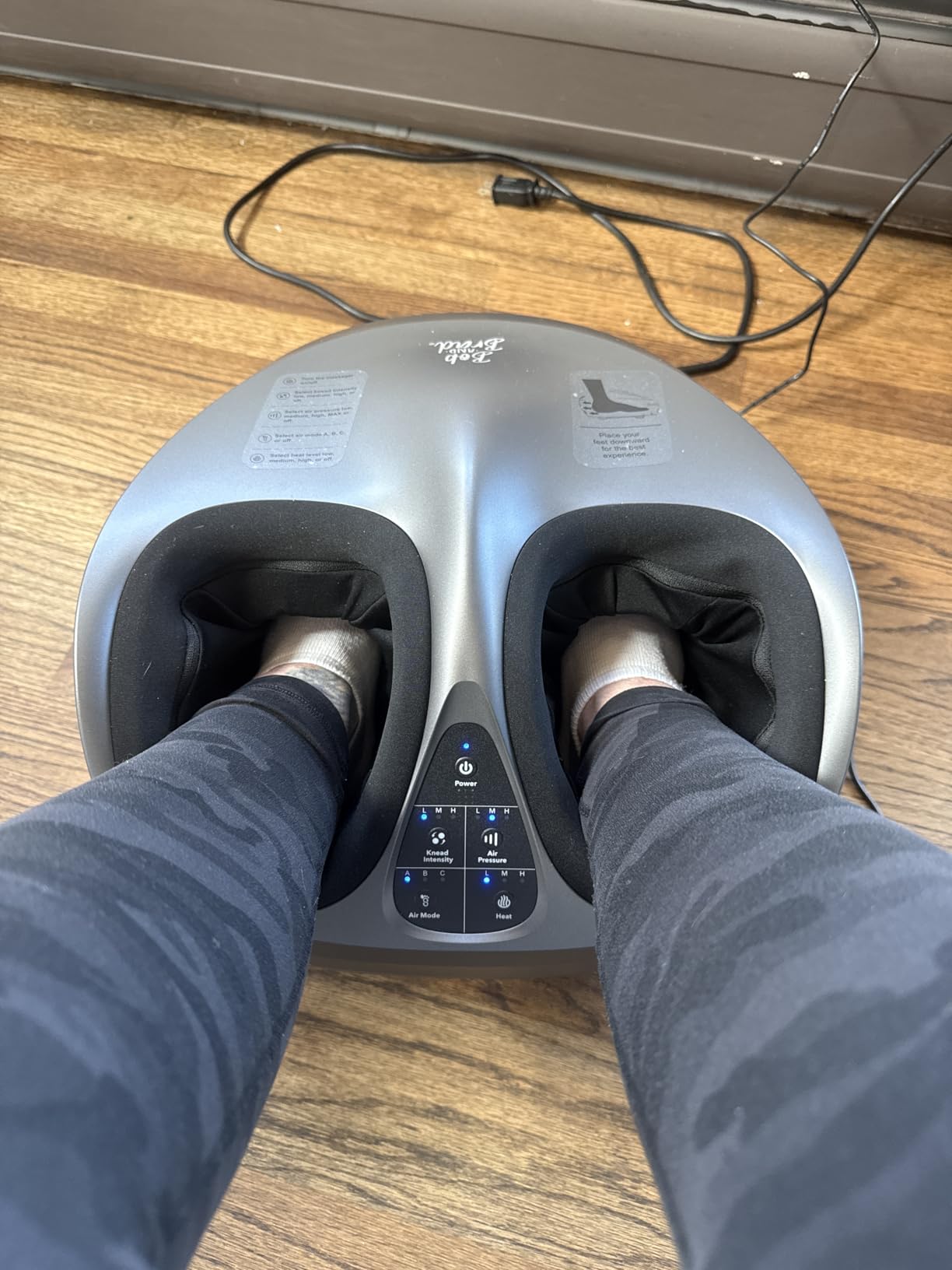 BOB AND BRAD Lite Foot Massager FSA Eligible HSA, Shiatsu Foot Massager with Heat for Neuropathy & Plantar Fasciitis Relief, Electric Deep Kneading Feet Massager Machine, Birthday Gifts for Women Men customer photo 1