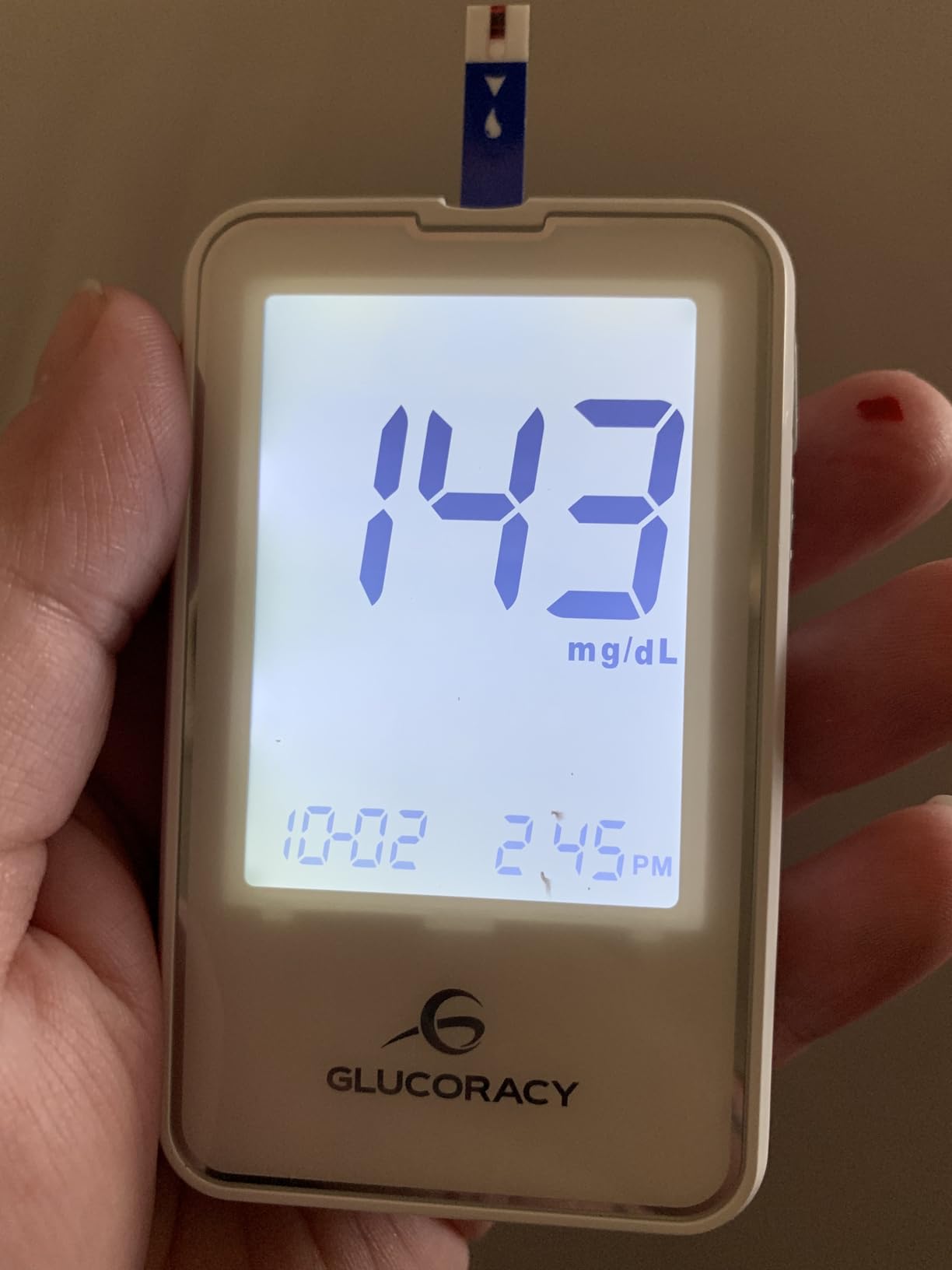 Glucoracy Blood Glucose Monitor Kit, 100 Blood Sugar Test Strips, No Coding | 100 Lancets, Glucometer, Lancing Device, Travel Case, Diabetic Home Testing Kit, Reliable & Portable Blood Sugar Testing kit customer photo 1