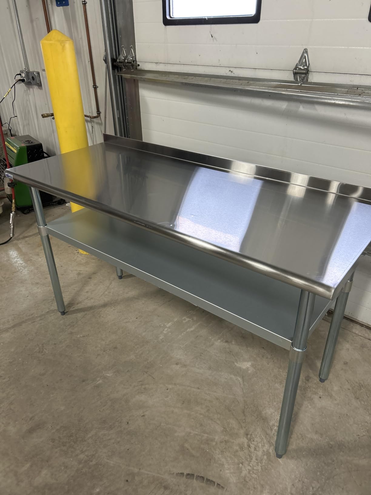 HARDURA Stainless Steel Prep & Work Table 24 x 60 Inches Backsplash customer photo 2