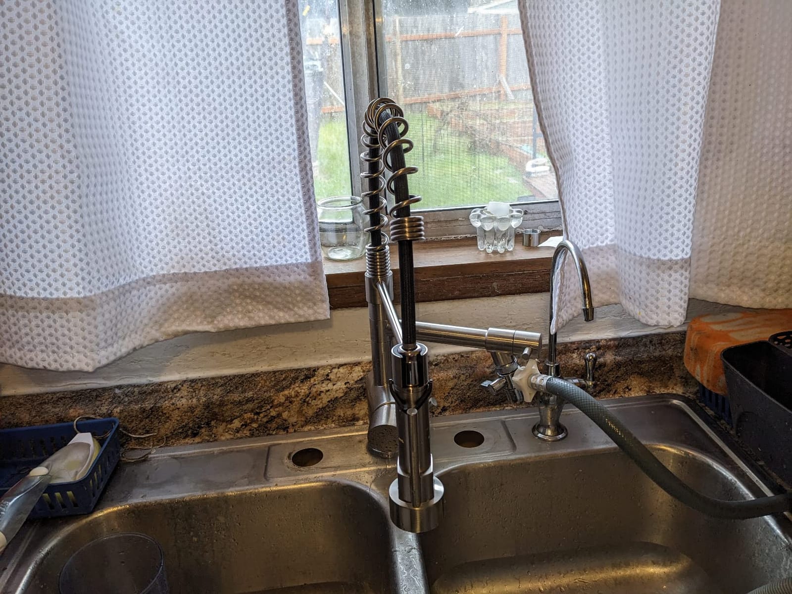 VFAUOSIT Touchless Kitchen Faucet with Pull Down Sprayer, Brushed Nickel | 3 Spray Modes, cUPC/CEC Certified, SUS304 Steel, Fingerprint-Resistant Finish customer photo 2