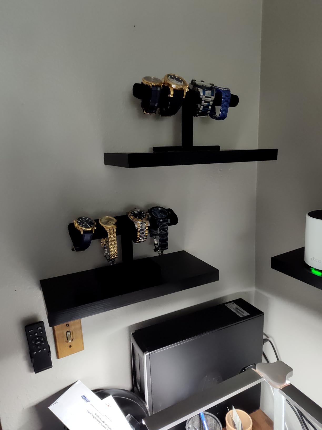 Byken Watch Bracelet Holder,Jewelry Display Stand for Selling (Black) customer photo 2