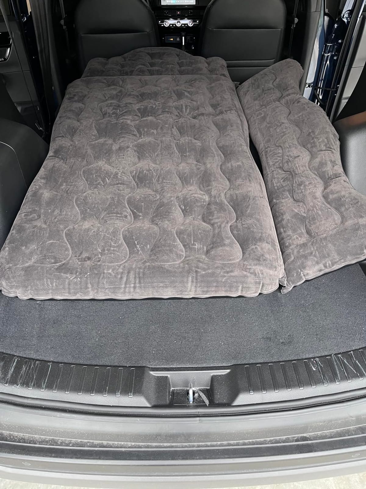 Car Air Mattress, Inflatable SUV Truck Air Mattress Back Seat Camping Bed Thickened Car Sleeping Pad for Travel, Car Bed SUV Mattress with Air Pump 2 Pillows customer photo 2