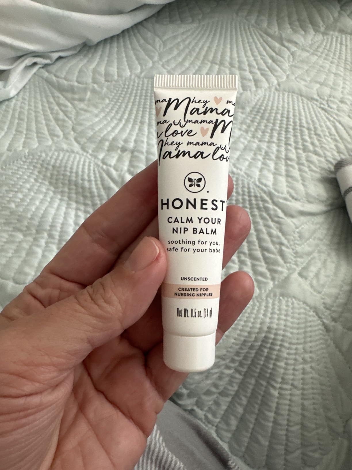 The Honest Company New Mama Care Gift Set, Hospital Bag Must Haves | New Mama Hospital-Bag Gift Set: Nip Balm (0.5 Oz), Glow On Body Cream & Face Wash (1.75 Fl Oz) In A Reusable Pouch. customer photo 2