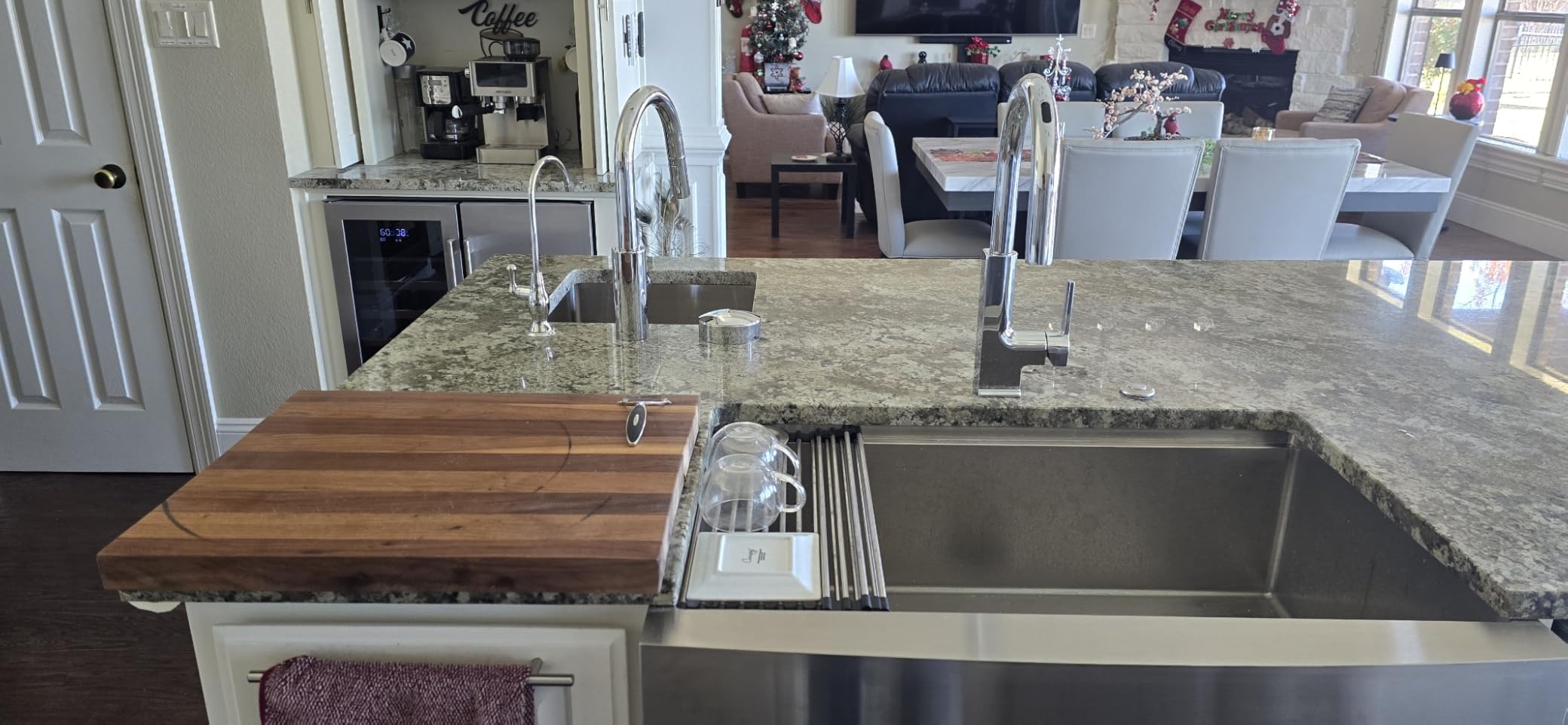 PEPO 13 x 15 Inch Undermount Bar Sink, 16 Gauge Stainless Steel Single Bowl | 8 Inch Deep Handmade Prep Sink for RV, Wet Bar and Outdoor Kitchen customer photo 2