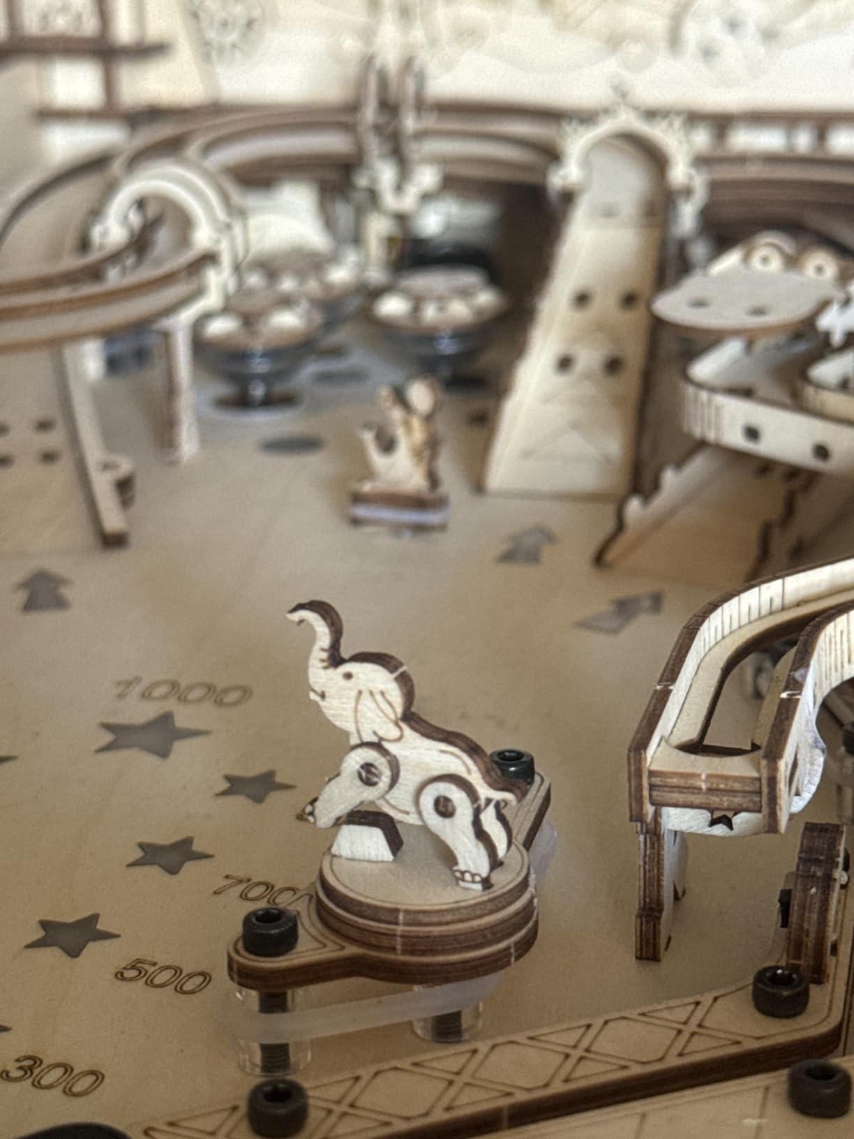 ROKR Miniature Pinball Machine-3D Wooden Puzzles for Adults-DIY Wood Model Kits for Adults-Toy Gifts for Ages 14 and Up customer photo 1