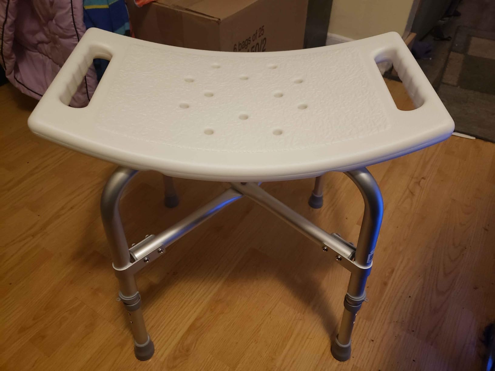 Vive Heavy Duty Bariatric Shower Chair | Bath Stool & Bathtub Seat for Inside Tub Elderly, Seniors, Handicap & Disabled Adults- Non-Slip, Adjustable, Supports 550 lbs customer photo 1