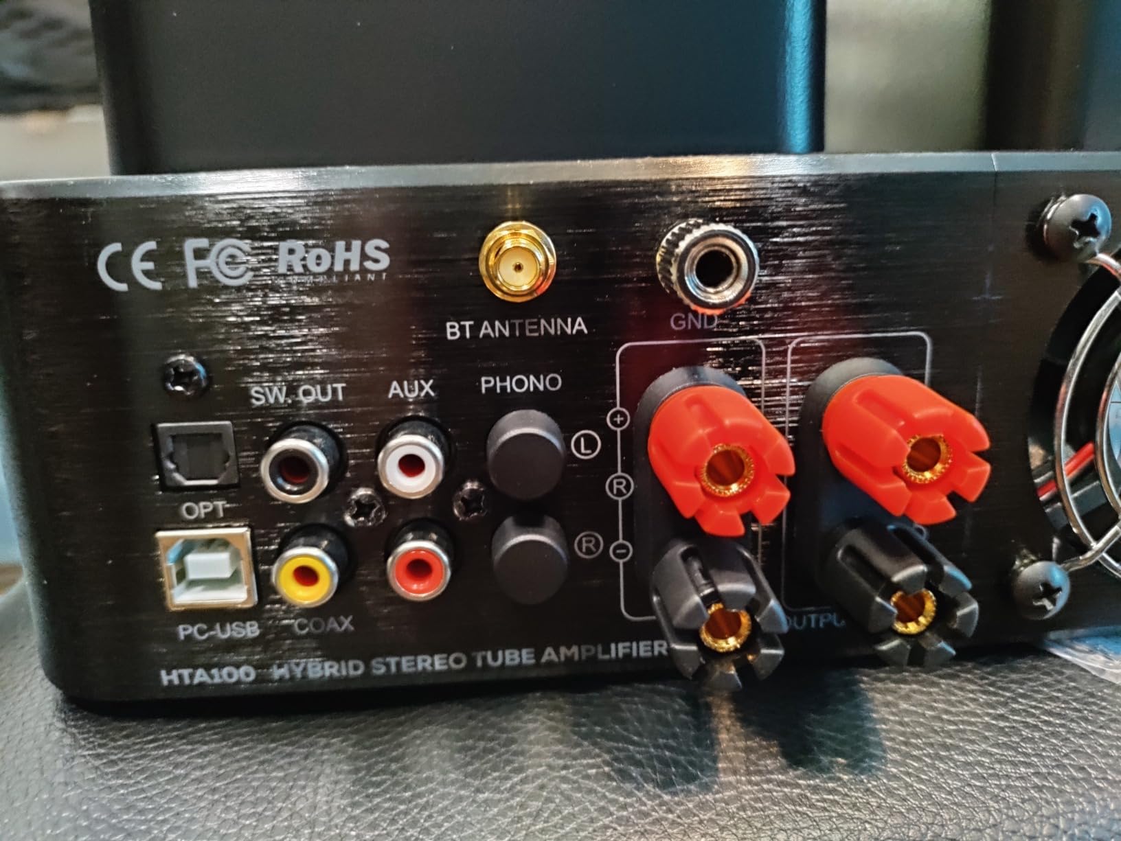 Dayton Audio HTA100 Integrated Stereo Hybrid Tube Amplifier 100 Watts customer photo 2