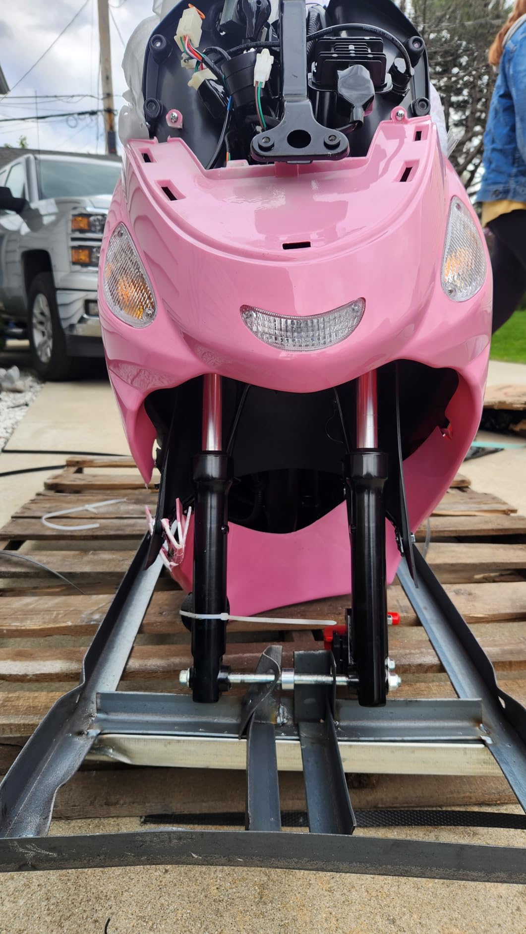 X-PRO 50cc Adult Moped Gas Moped Motorcycle 50cc with 10