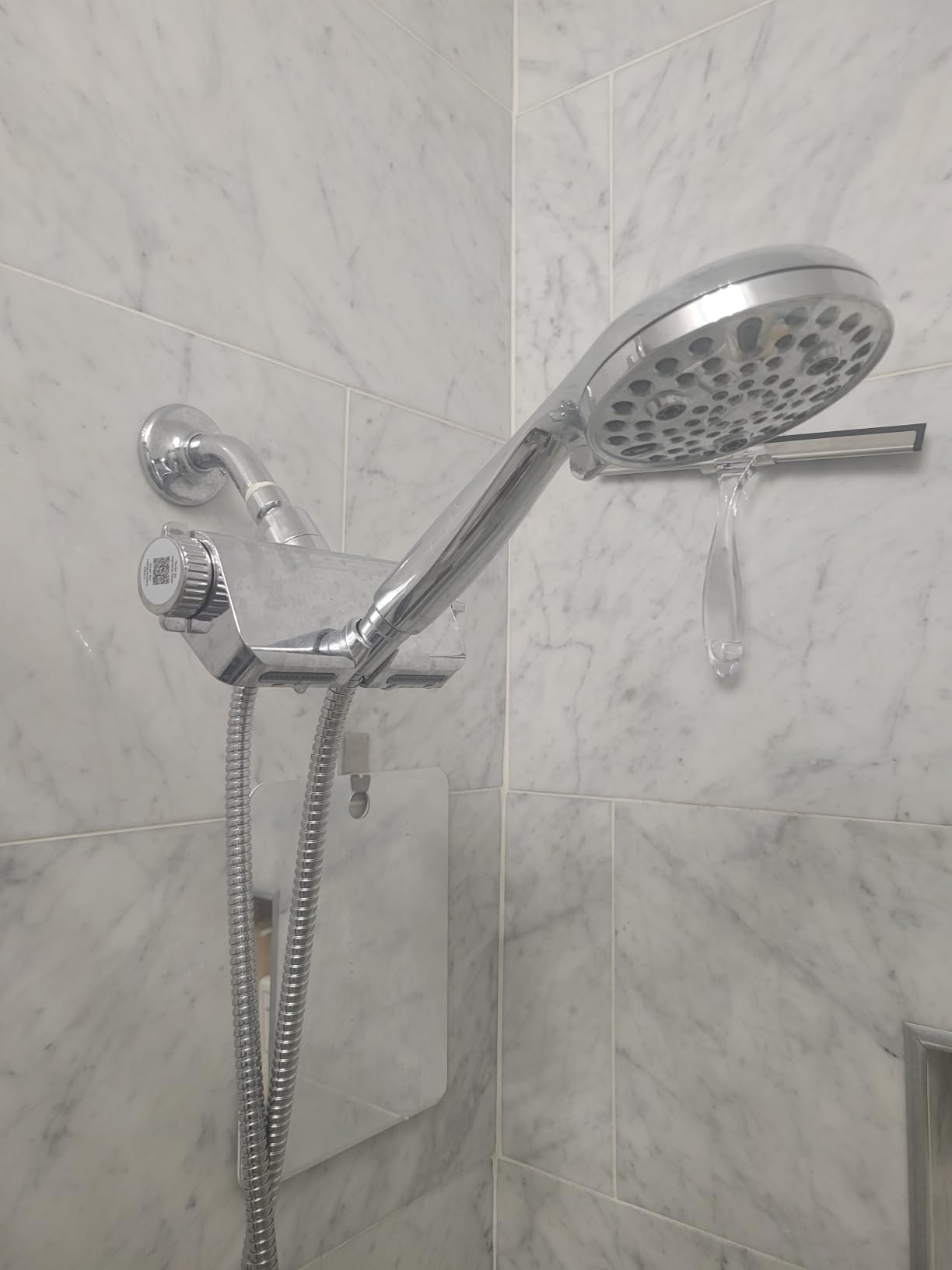 MakeFit Filtered Shower Head with Handheld Combo Matte Black - Dual 2-in-1 Spa System with Massage Shower and 10 Modes Hand Held Shower, High Pressure with Built in Power Wash Mode customer photo 2
