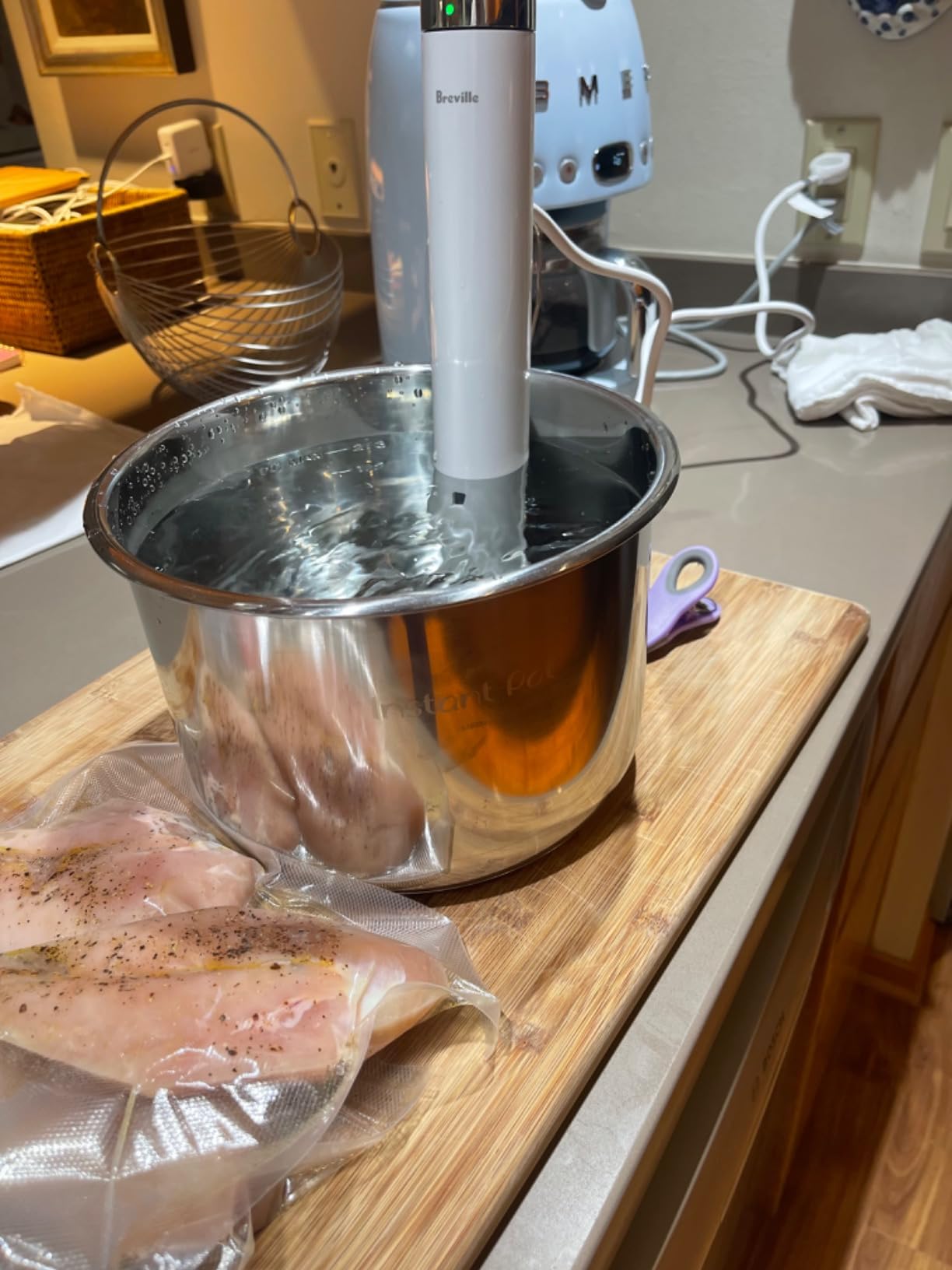 Breville BSV600PSS Joule Turbo Sous Vide Machine, Polished Stainless Steel | Cook 2x faster with the Turbo feature included in this 1100W immersion circulator | Autopilot mode | Wi-fi enabled customer photo 2