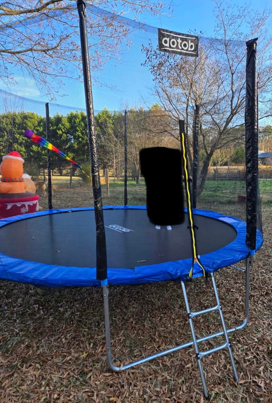 AOTOB Trampoline with Net for Kids Outdoor 8 10 12 14 15FT ASTM 400LBS | Combo Bounce Jump for Kids and Adults Backyard Gymnastics customer photo 2