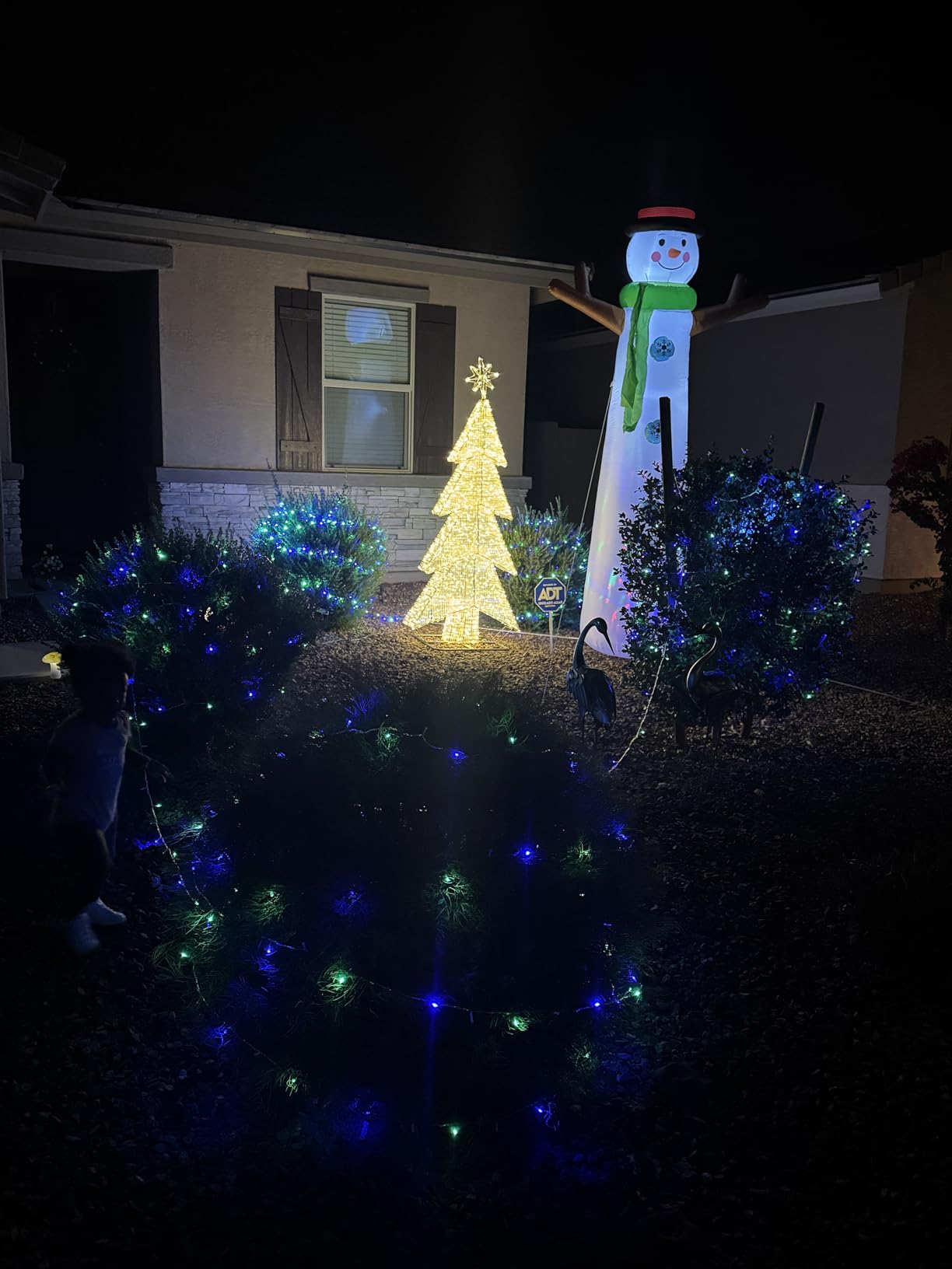 10ft Christmas Inflatable Outdoor Decoration Inflatable Santa Claus and Snowman Arch Decoration Built-in LED Lights for Christmas Holiday Party customer photo 2