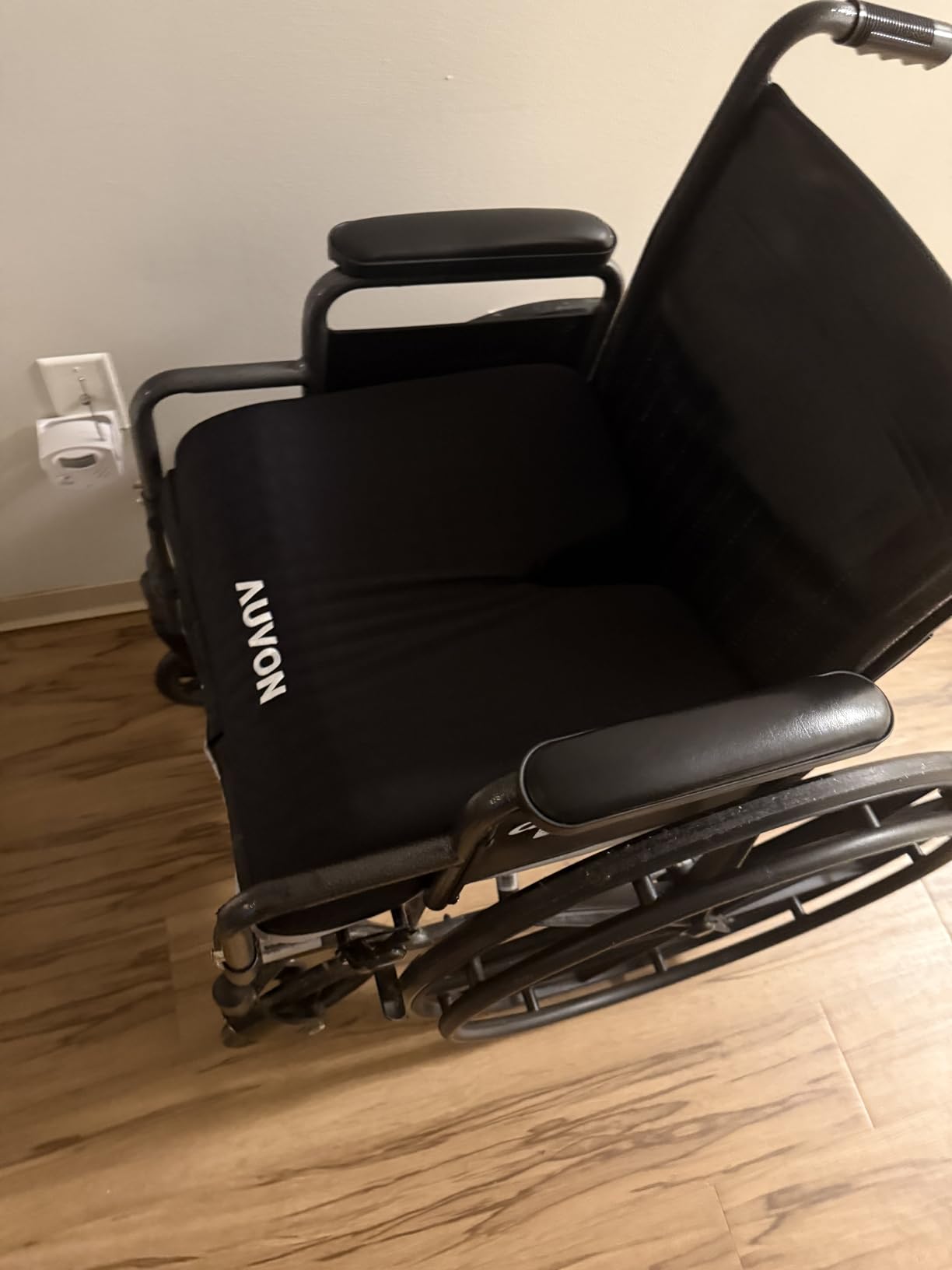 AUVON Gel Wheelchair Seat Cushion with Waterproof Cover, Anti-Sore & Ulcer | Ergonomic Chair Cushion with U-Cutout for Tailbone, Back Pain Relief, Memory Foam Cushion customer photo 1