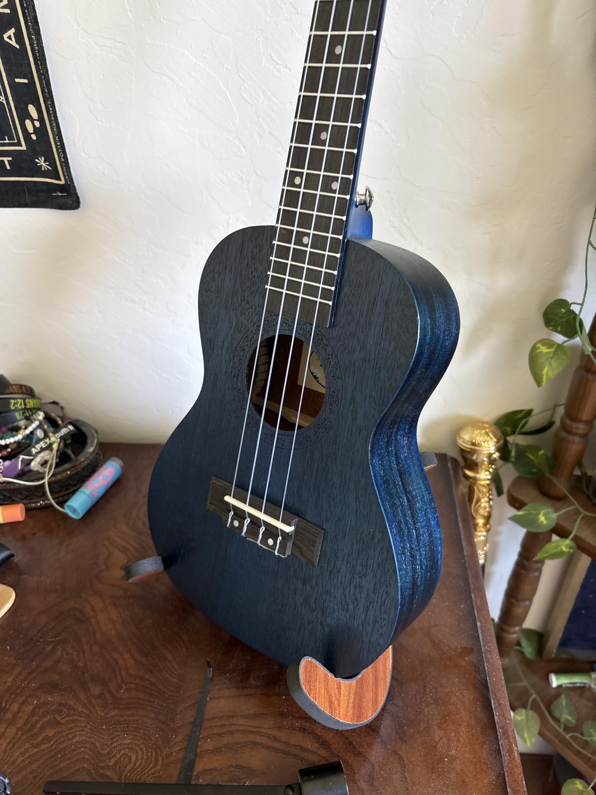 AODSK Soprano Ukulele for Beginner 21 Inch Ukelele with Gig Bag Strap Nylon String 4 Picks Holiday Gift customer photo 1