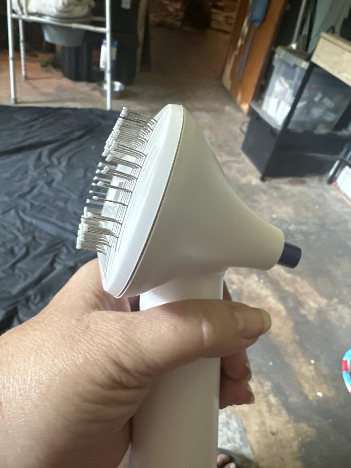 oneisall Dog Hair Vacuum Shedding Grooming Brush Kits for Pet Thick Coats | 15000Pa, 3 Suction Low Noise, 1.5L Dust Cup, 5 in 1 Kits (Grooming/Deshedding/Cleaning Brush, Remover Roller, Crevice Tool), LM5 customer photo 1