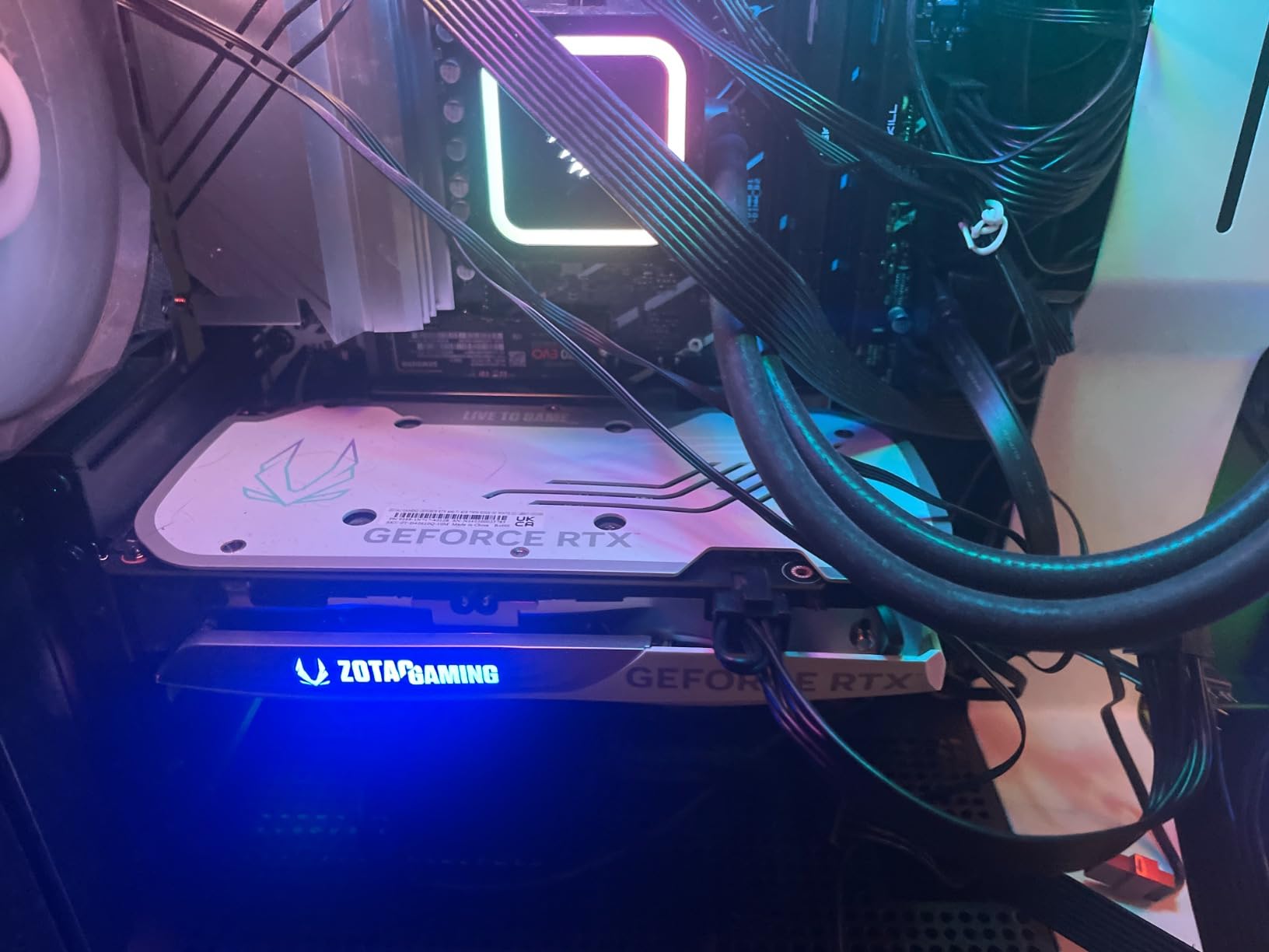 ZOTAC Gaming GeForce RTX 4060 Ti 8GB Twin Edge OC White Edition DLSS 3 8GB GDDR6 128-bit 18 Gbps PCIE 4.0 Compact Graphics Card, IceStorm 2.0 Advanced Cooling, Spectra RGB Lighting, ZT-D40610Q-10M customer photo 2