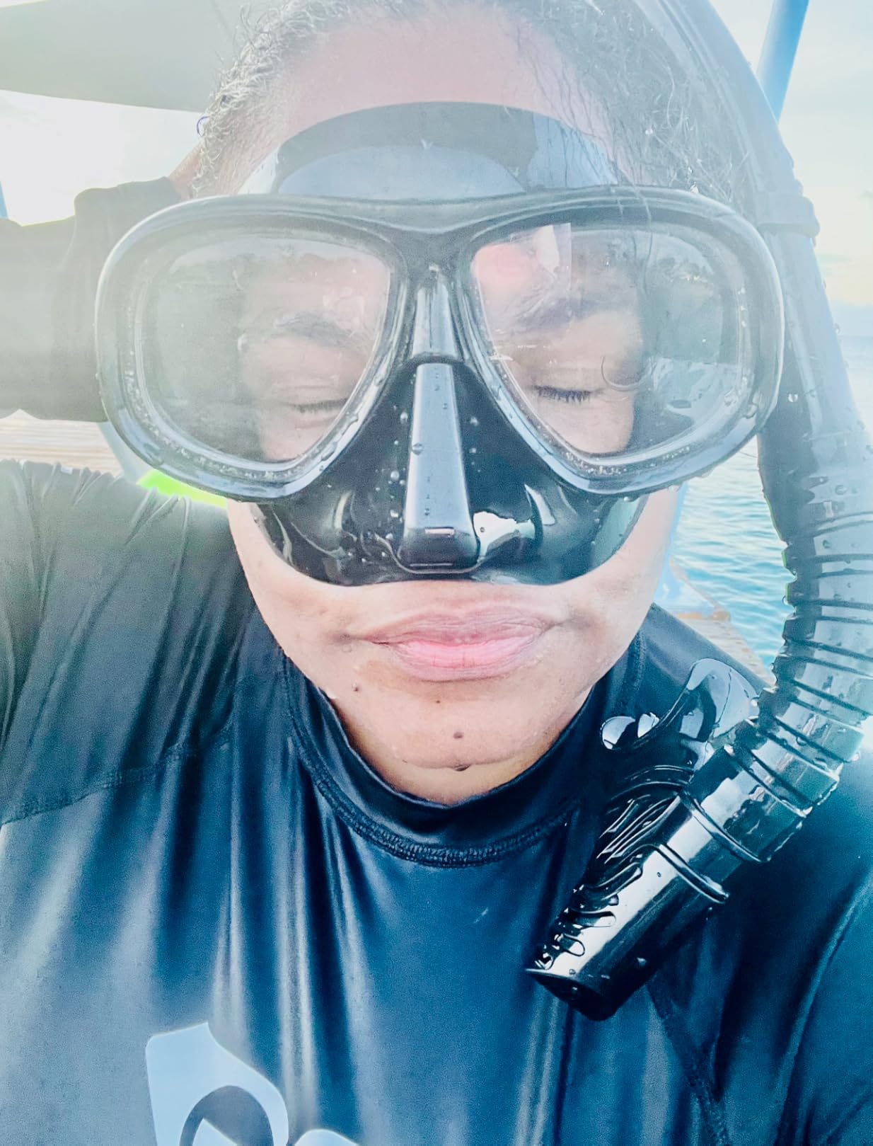 Nearsighted Snorkel Gear, Dry Snorkel Set for Adult Youth, Short-sighted Anti Fog Diving Mask & Full Dry Top Silicone Snorkel for Scuba Diving, Snorkeling, Freediving customer photo 1
