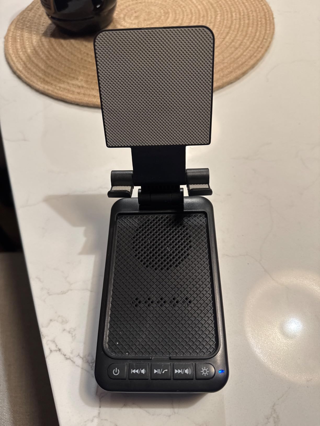 Gifts for Men Him, Cell Phone Stand with Bluetooth Speaker & Led Color Changing Light, Unique Gifts for Women Dad Her Husband, Cool Tech Gadget Wireless Speaker, Birthday Gifts for Men, Ideal Gifts customer photo 2