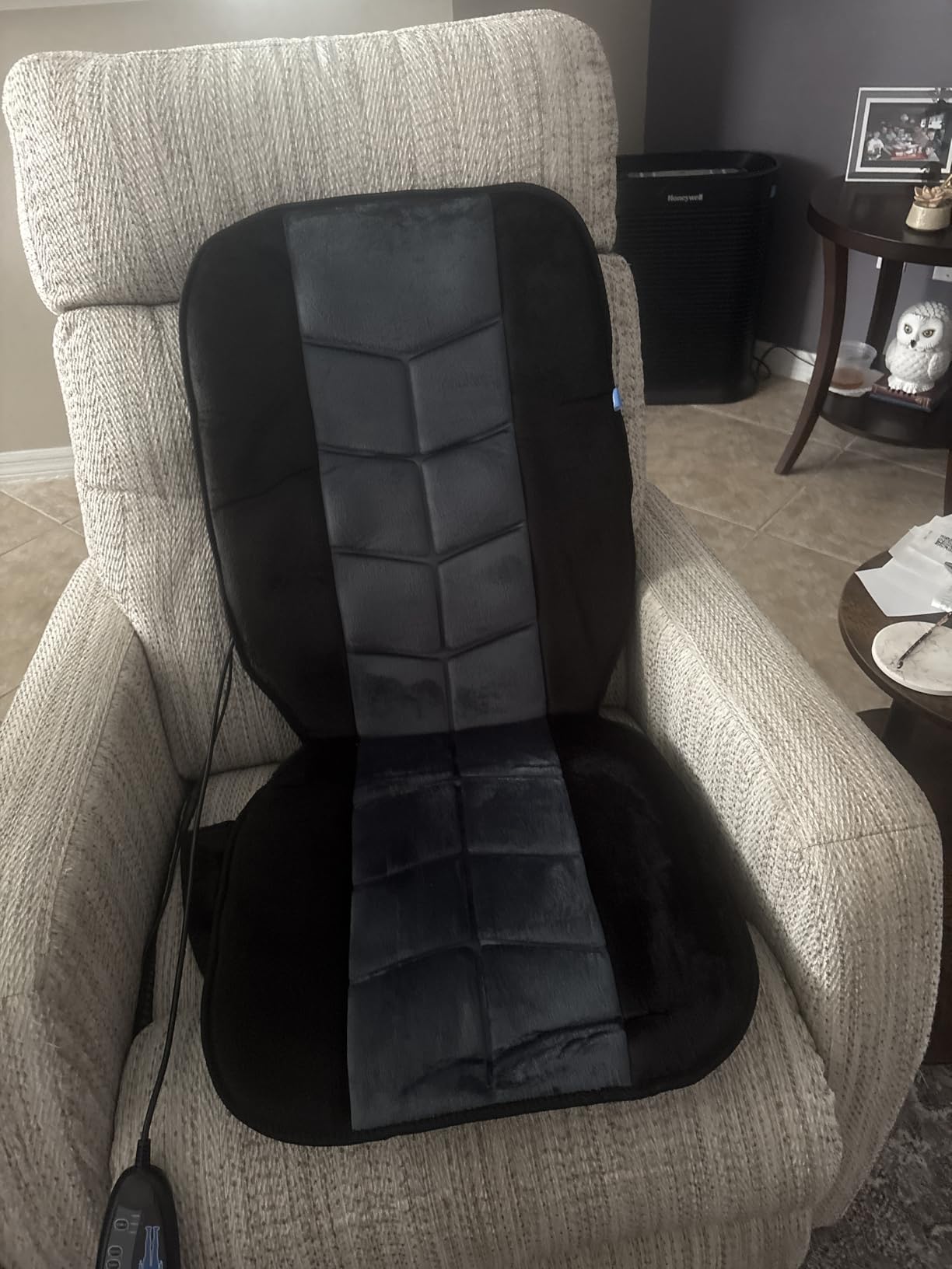 Vibration Massage Chair Pad, Back Massager with Heat, Massage Seat Cushion | 10 Vibration Motors, 5 Modes, 4 Intensities, 2 Heat Levels, 30/60/90-Min Timer for Home & Office Chairs, Gift, 2026 Upgraded customer photo 1