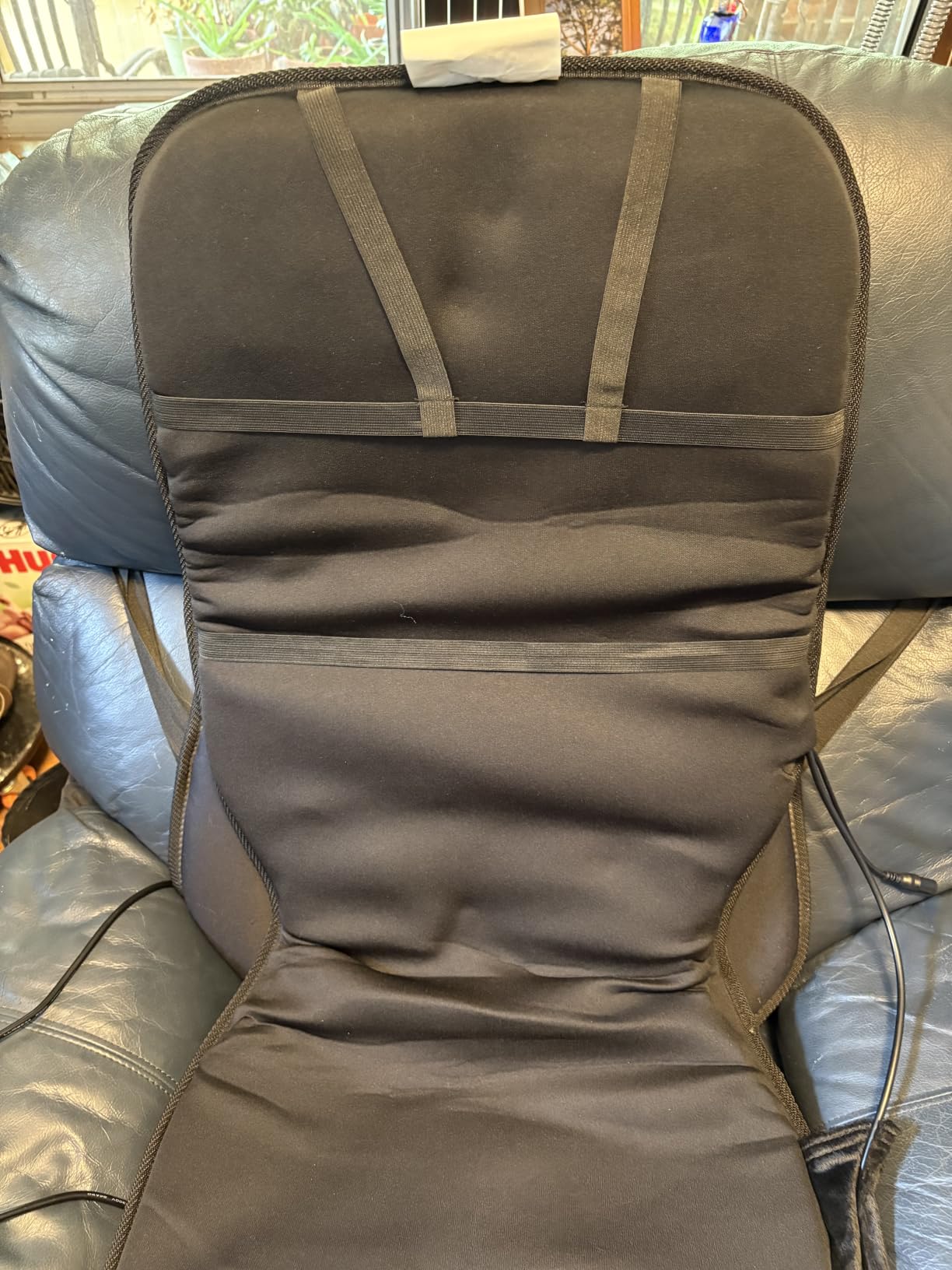 Vibration Massage Chair Pad, Back Massager with Heat, Massage Seat Cushion | 10 Vibration Motors, 5 Modes, 4 Intensities, 2 Heat Levels, 30/60/90-Min Timer for Home & Office Chairs, Gift, 2026 Upgraded customer photo 2