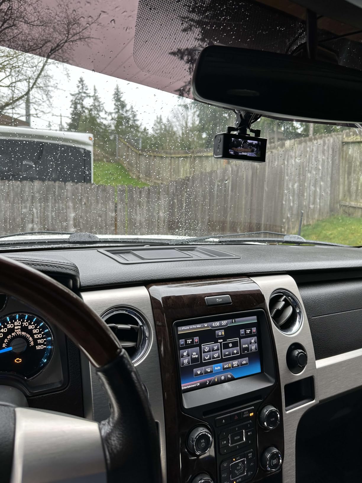 REDTIGER 4K STARVIS 2 Dashcam Front Rear, 5GHz WiFi 20MB/s, Free 128GB Card | Voice Control, Touch Screen, GPS, Loop Recording, Parking Mode, Audio Recording, WDR Night Vision, Supercapacitor(F7N Touch) customer photo 2