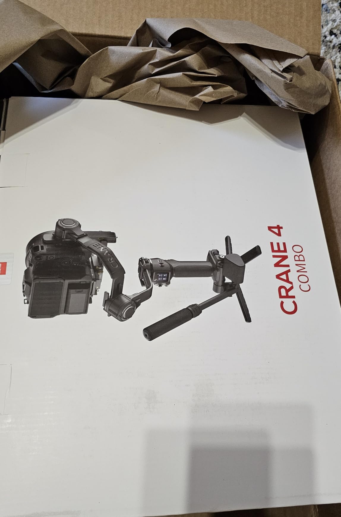 ZHIYUN Crane 4 Combo, 3-Axis Gimbal Stabilizer for Camera | for DSLR and Mirrorless Camera, Nikon Sony Panasonic Canon Fujifilm BMPCC 6K, Fill Light, PD Fast Charge customer photo 1