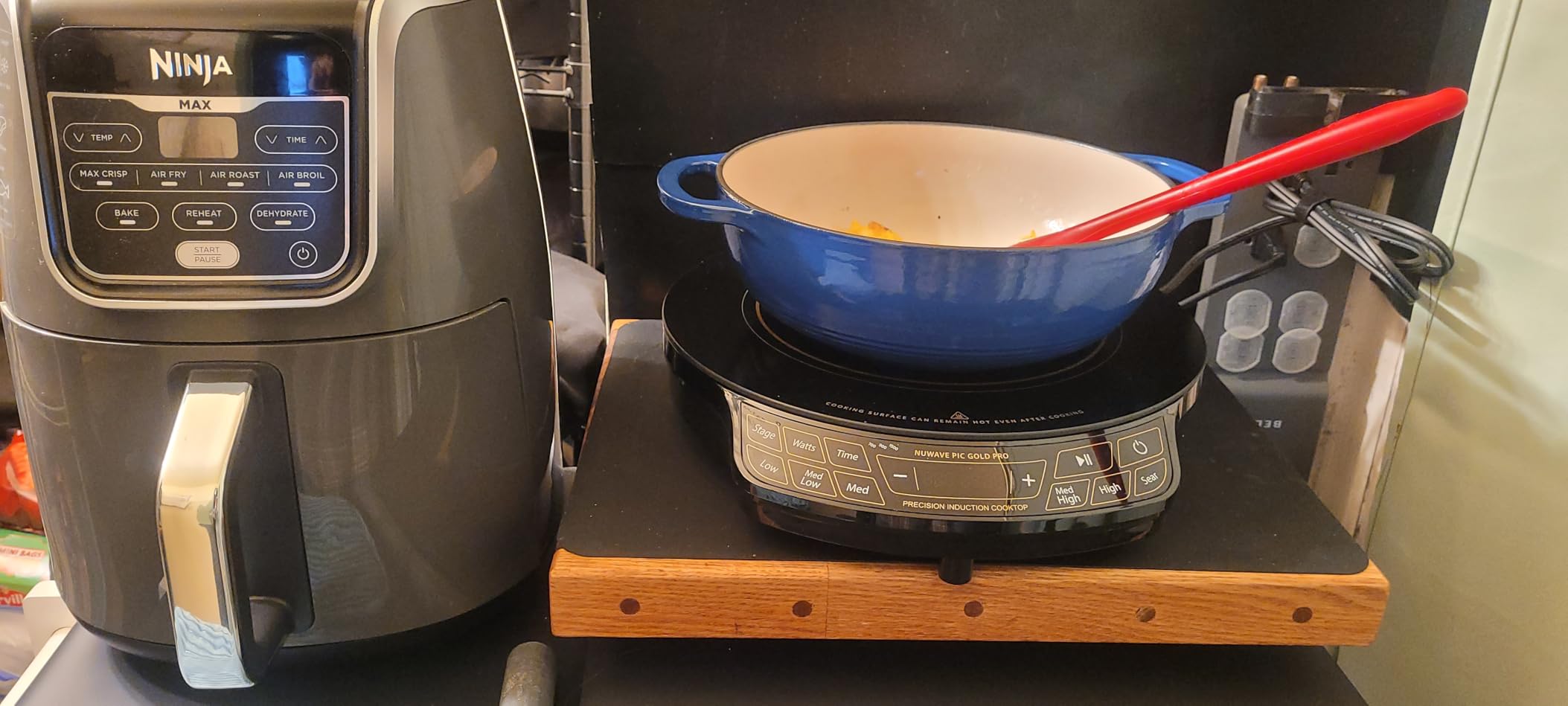Nuwave Precision Induction Cooktop Gold, 96 Temp Settings 100°F to 575°F | 12