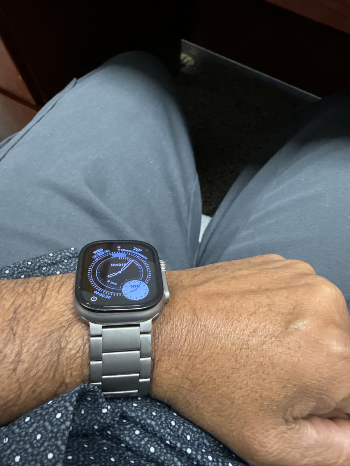 Titanium Watch Band T01 Max - Fits Apple Watch ULTRA 3 & ULTRA 2/1 (49mm) - Adjustable Titanium Apple Watch Band with Secure Clasp - Premium Color Matching Band (T01 Max | ULTRA Silver) customer photo 2