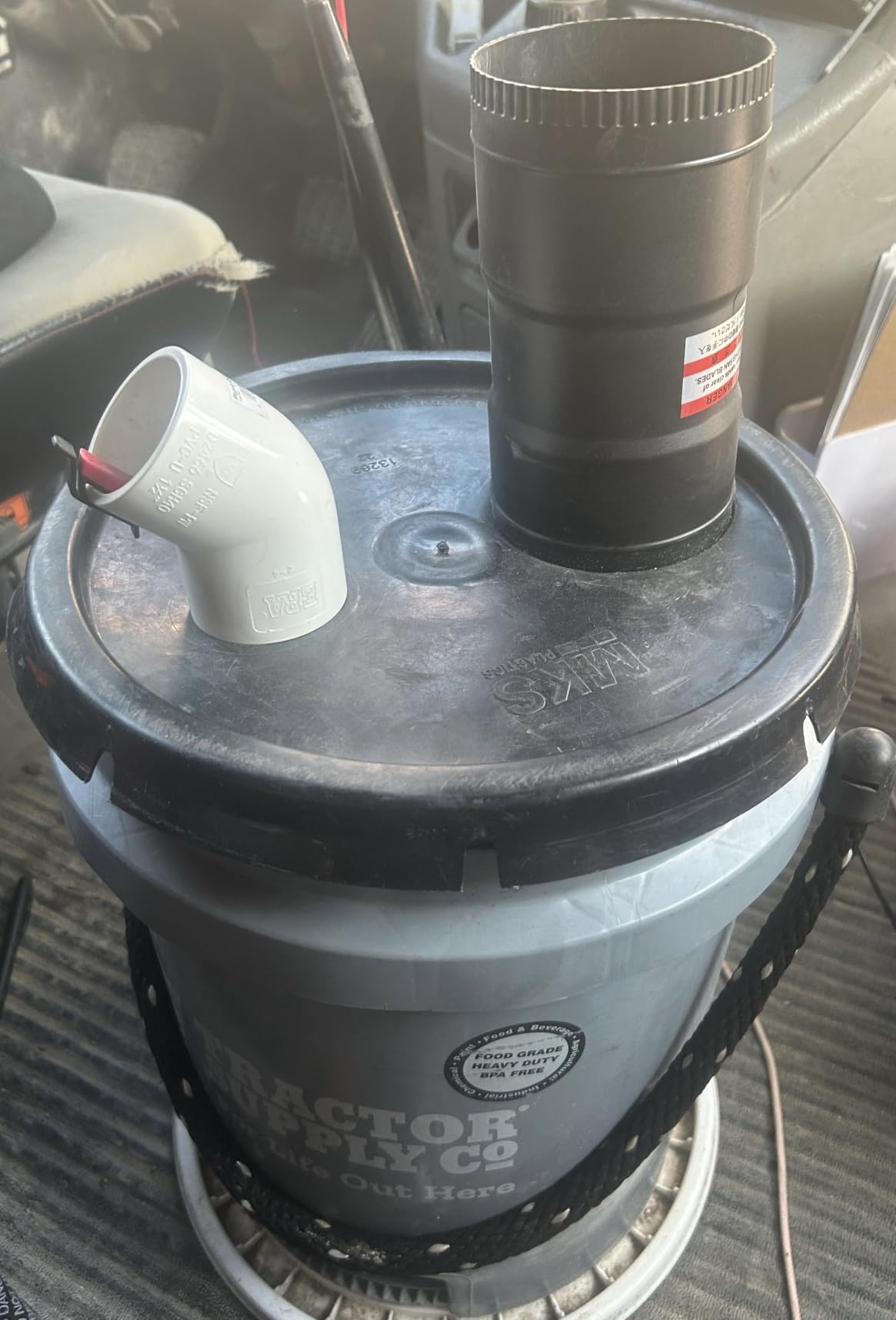Hon&Guan 6 Inch Inline Booster Duct Fan with Speed Controller - 345 CFM Airflow customer photo 1