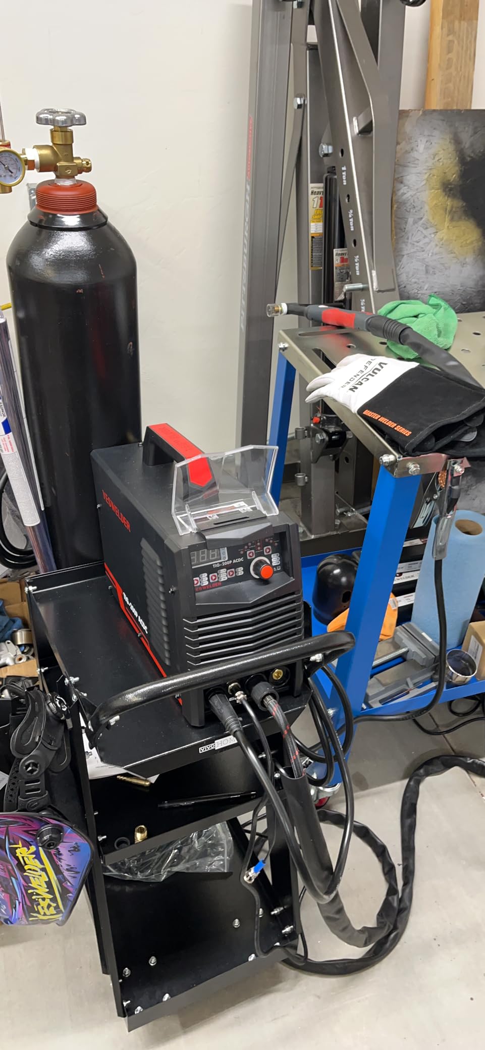 YESWELDER 200A AC/DC Aluminum Tig Welder TIG-200P ACDC TIG Welding Machine | Large LED Display with Pulse Digital Inverter STICK/TIG 110/220V Dual Voltage customer photo 1