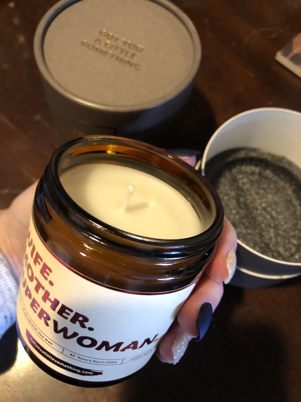 Funny Candle for Couples Anniversary, Wedding Engagement, Housewarming Gift for New Home - Best Couple Ever Present Idea for Him & Her, Married Friends, Newly Engaged Couples | Funny Candle, Lavender customer photo 1