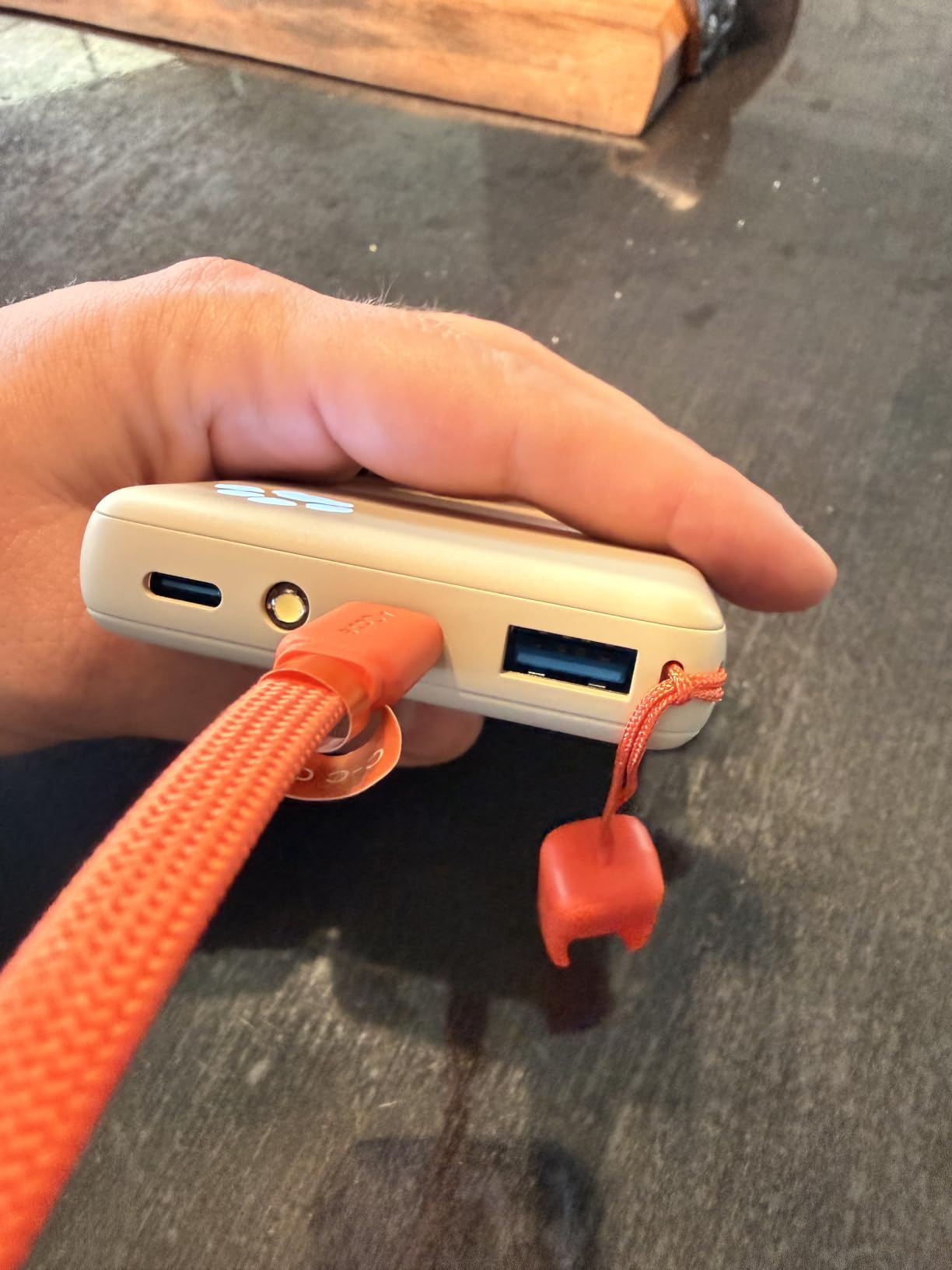 INIU 45W Fast Charging Portable Charger, Smaller 10000mAh Travel Power Bank | Flight-Safe, Detachable USB C Cable, Travel Essential, External Battery Phone Pack for iPhone 17 Samsung S26 iPad etc customer photo 2