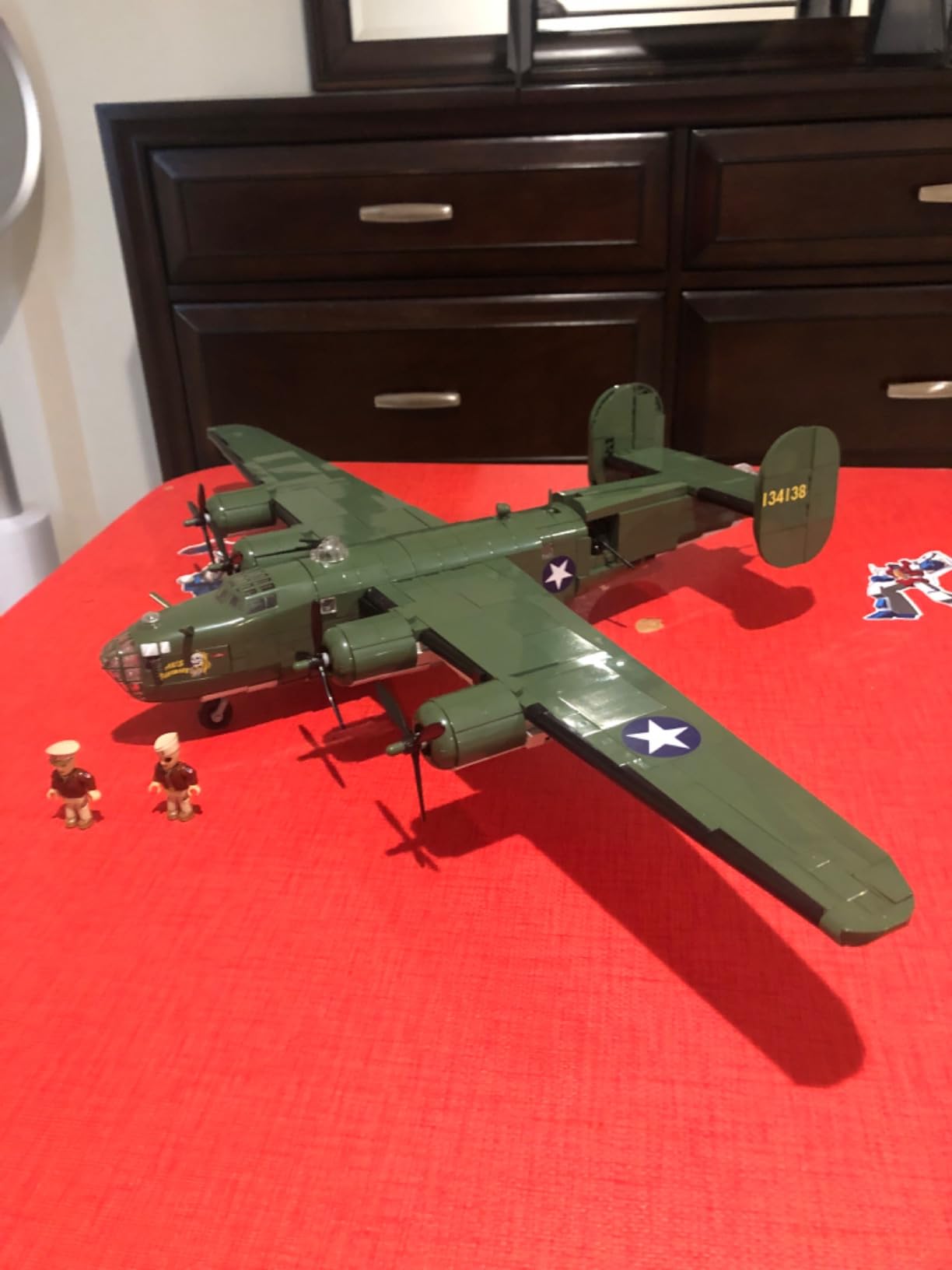 COBI Historical Collection WWII Consolidated B-24D LIBERATOR Plane Army Green, Large customer photo 2