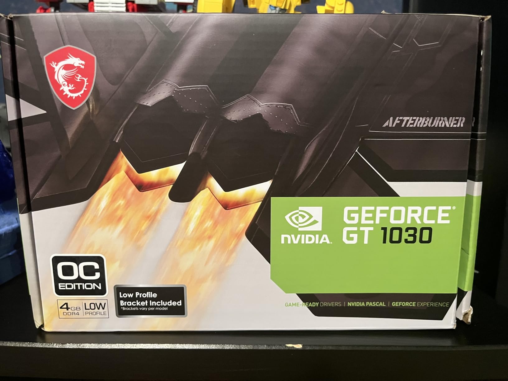 msi Gaming GeForce GT 1030 4GB DDR4 64-bit HDCP Support DirectX 12 DP/HDMI Single Fan OC Graphics Card (GT 1030 4GD4 LP OC) customer photo 1