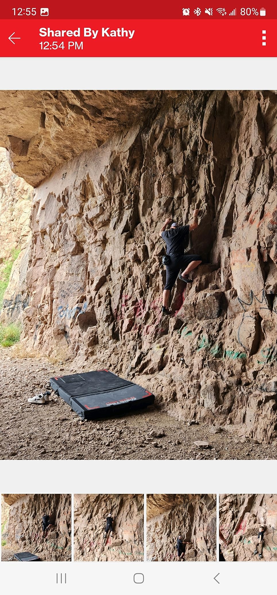Meister Boulder Beast XL Tri-Fold Climbing Crash Pad w/Backpack Straps customer photo 1