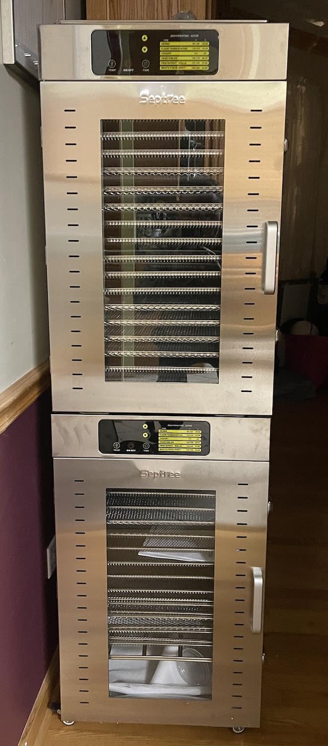 Commercial Food Dehydrator 18 Trays, 2000W Large Capacity 34.42ft² Food Dryer Machine for Jerky, Meat, Fruit, Herbs, Full Stainless Steel Industrial Dehydrater Biltong Maker customer photo 1