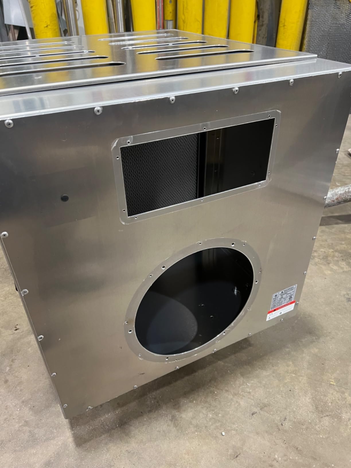 Mounto 2000CFM Commercial Air Purifier Negative Air Scrubber- High Air Flow Hepa Filter, Aluminum Housing, 2 Speed, Filter Change Reminder customer photo 1