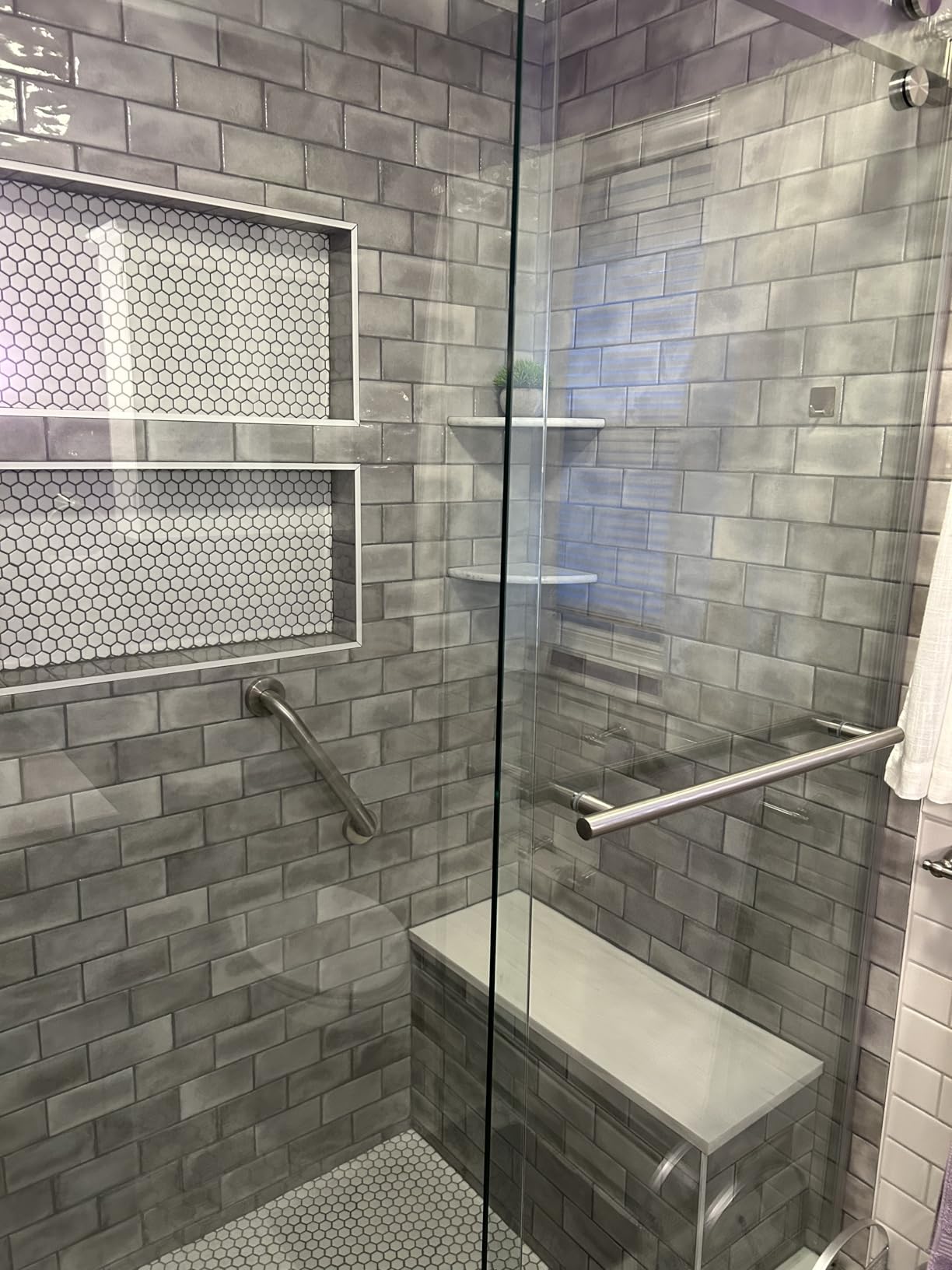 Twinglide VITRA-200 Frameless Shower Door 56.5-60