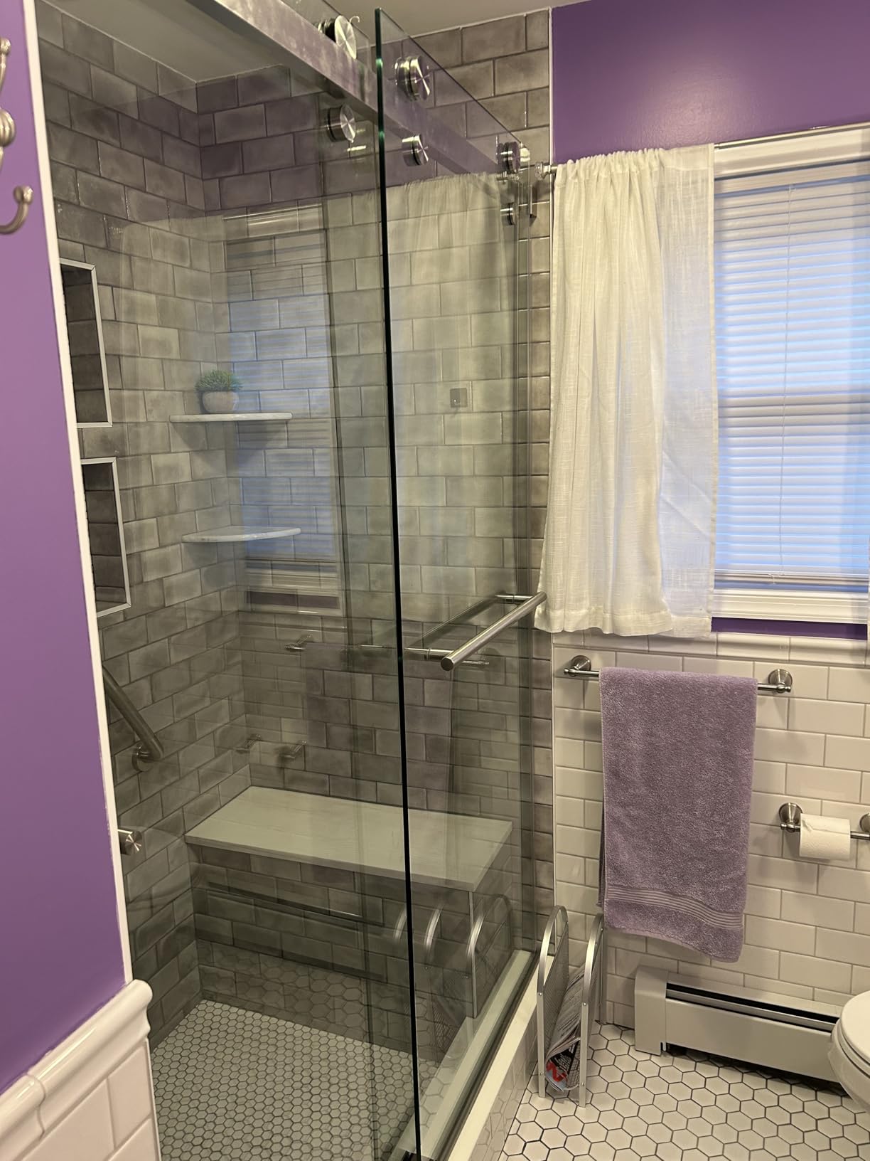 Twinglide VITRA-200 Frameless Shower Door 56.5-60