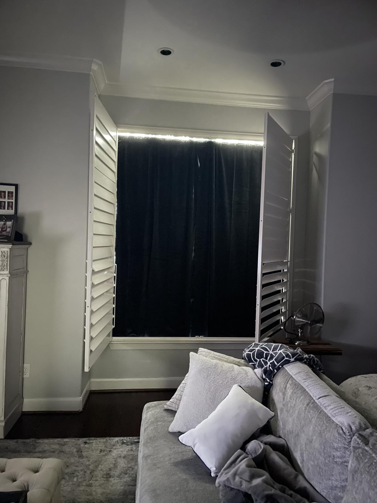 Joydeco Velvet Blackout Curtains 84 Inch Length 2 Panels, Black Out Curtains for Bedroom Living Room, Thermal Insulated Luxury Heavy Duty Drapes, Heat & Light Blocking, Back Tab&Rod Pocket,52