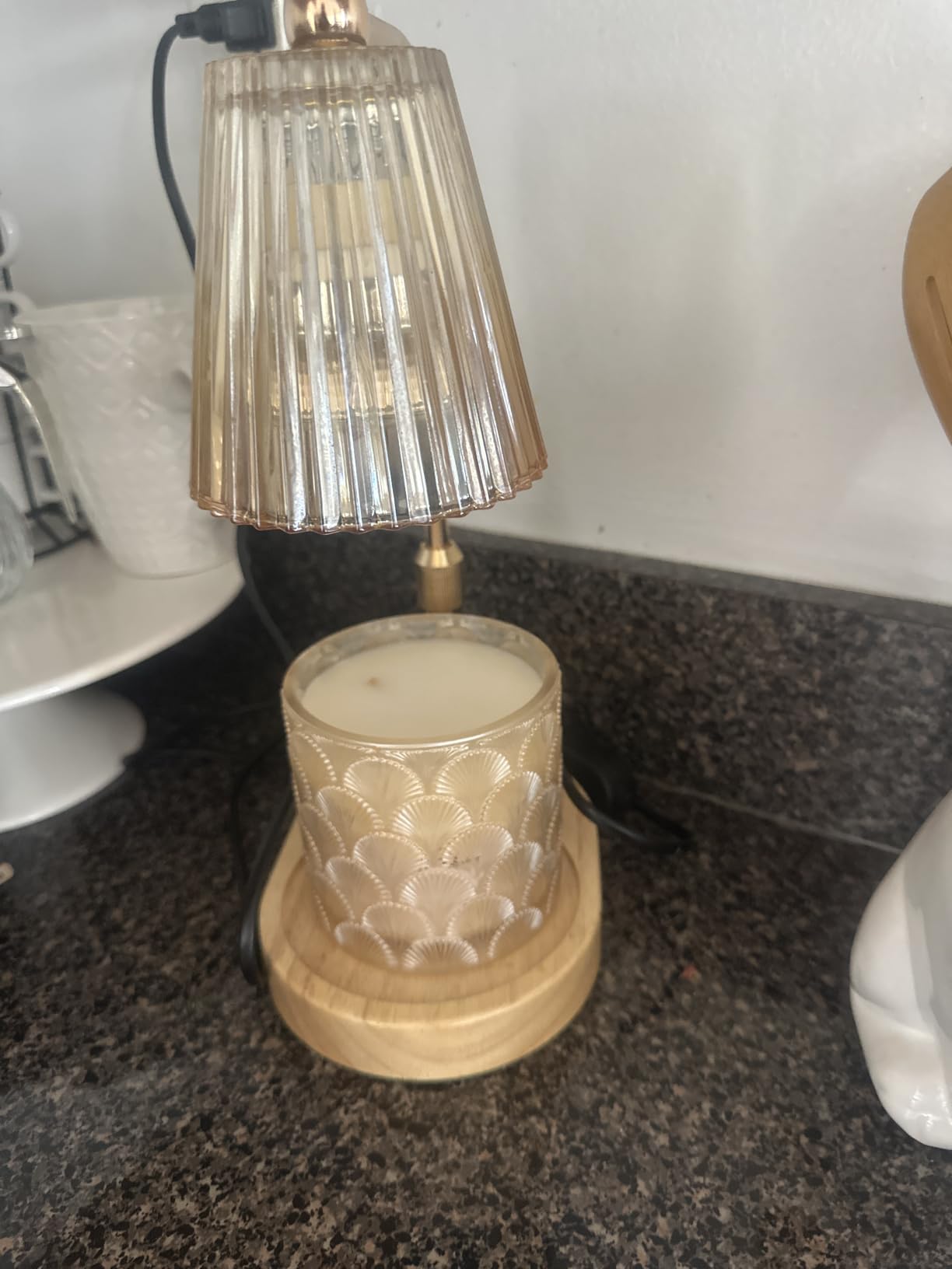 seenlast Candle Warmer Lamp with Timer Dimmer Adjustable Height for New Home Bedroom, Mothers Day Gifts, Vintage Home Decor for Scented Jar customer photo 2