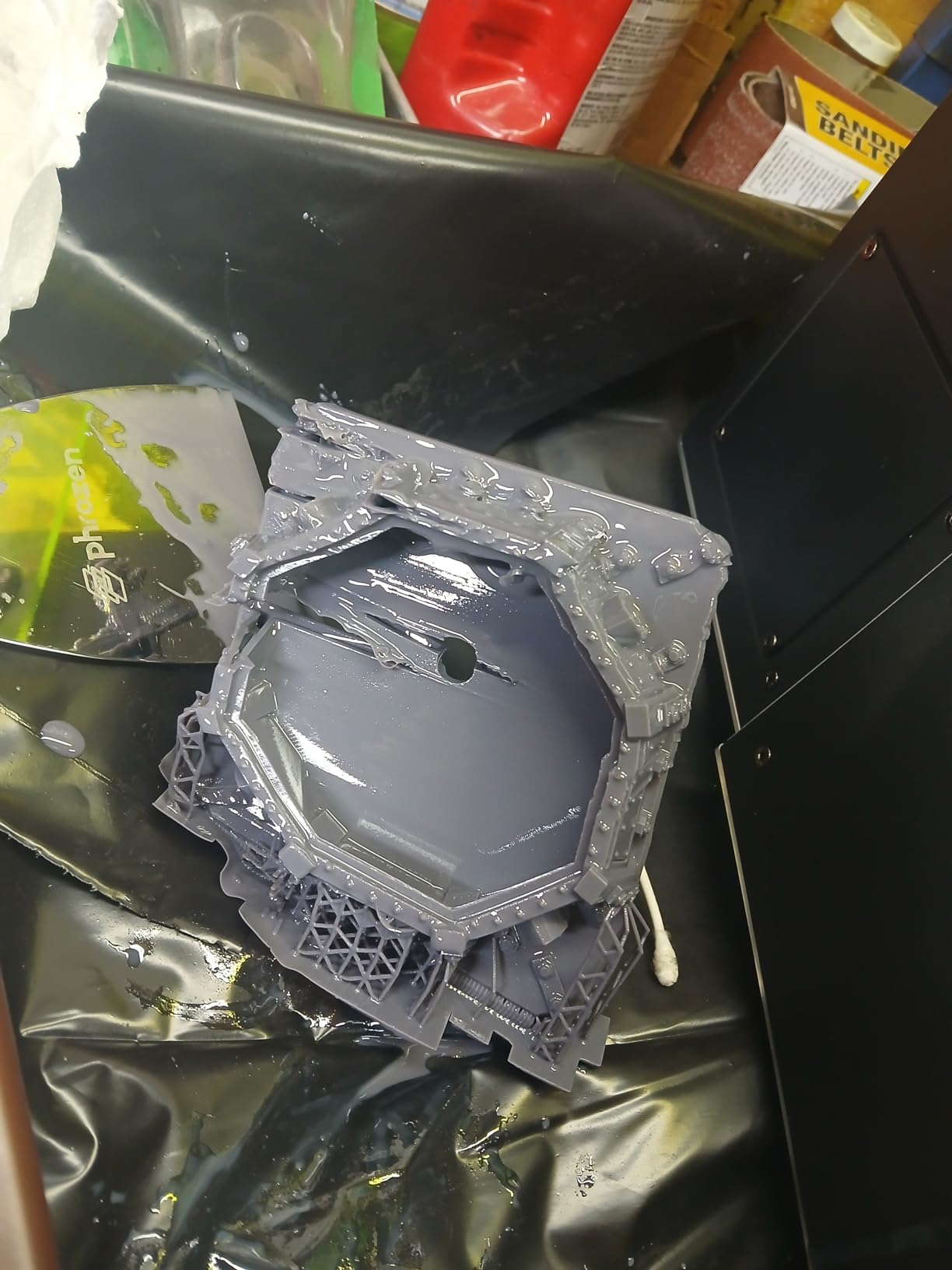 Phrozen Sonic Mega 8K S LCD/MSLA Resin 3D Printer, 43 µm High Resolution, 15 inch Mono LCD Screen, Fast Production Accurate Details, Large Printing Size L12.99xW7.28xH11.81 customer photo 2