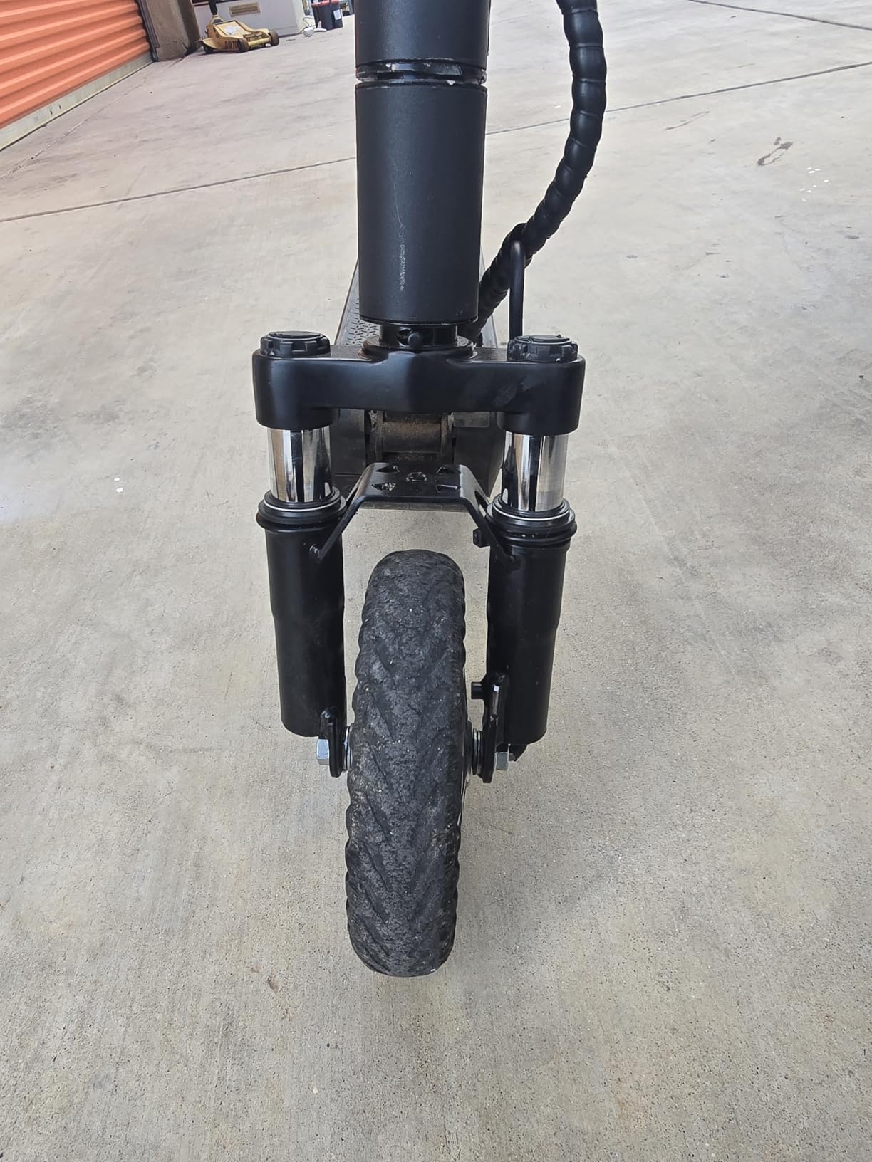 Electric Scooter Front Suspension Fork Compatible with Segway Ninebot MAX G30 G30LP Electric Scooter Shock Absorption Parts Anti-Vibration Accessories with Foot Stand customer photo 2