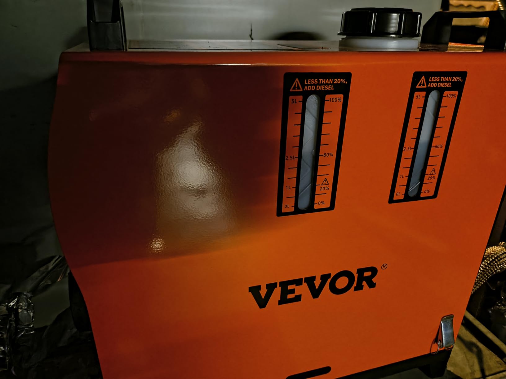 VEVOR 8KW Diesel Heater All in One, Diesel Air Heater with Bluetooth App Control, Portable Parking Heater Automatic Altitude Adjustment Max 18045 ft, Remote Control and LCD, for Vehicles and Indoors customer photo 1